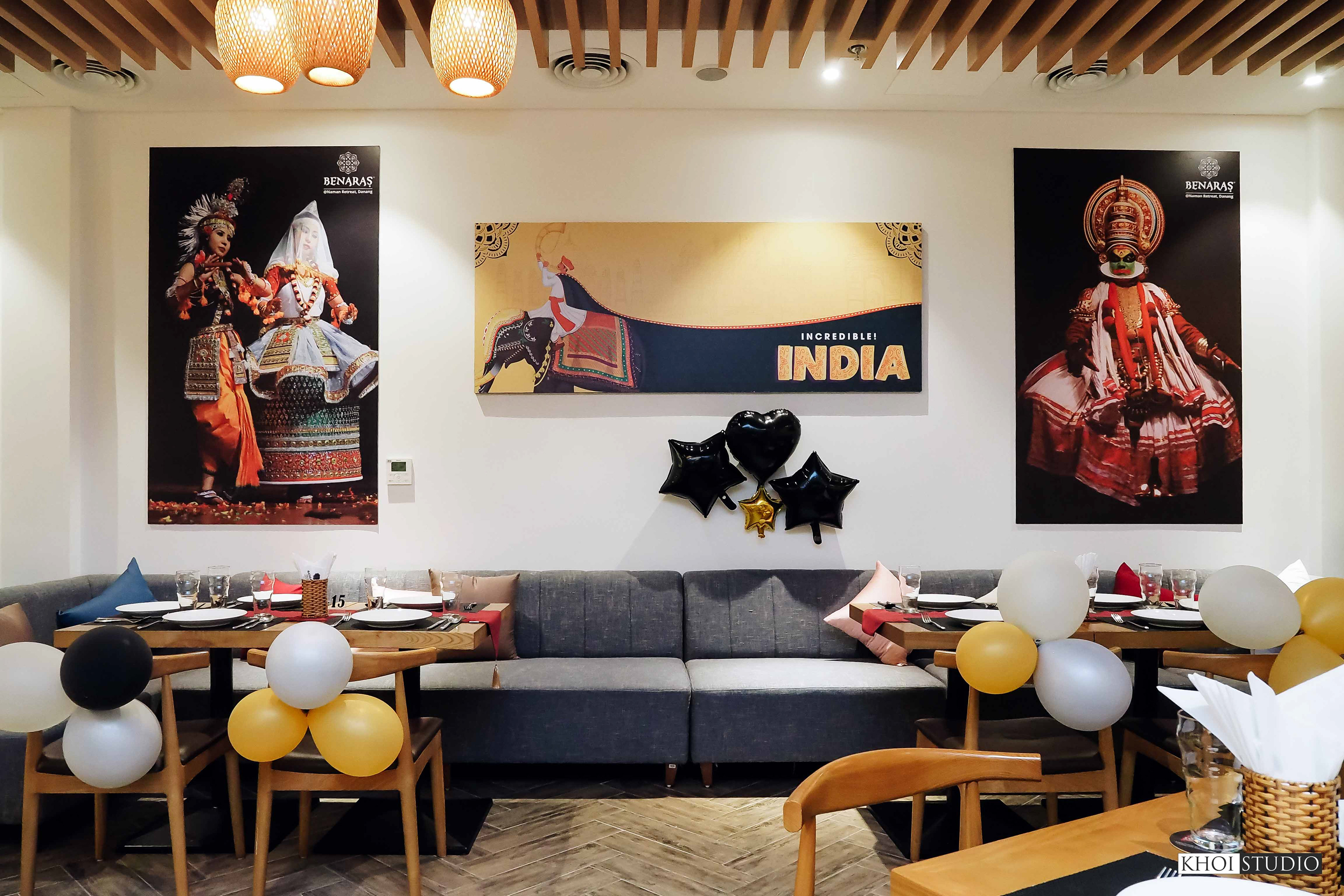 Indian restaurant photography service in Da Nang - Benaras restaurant branch in Da Nang