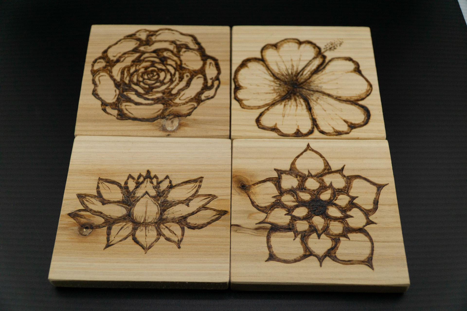 Floral Coasters
