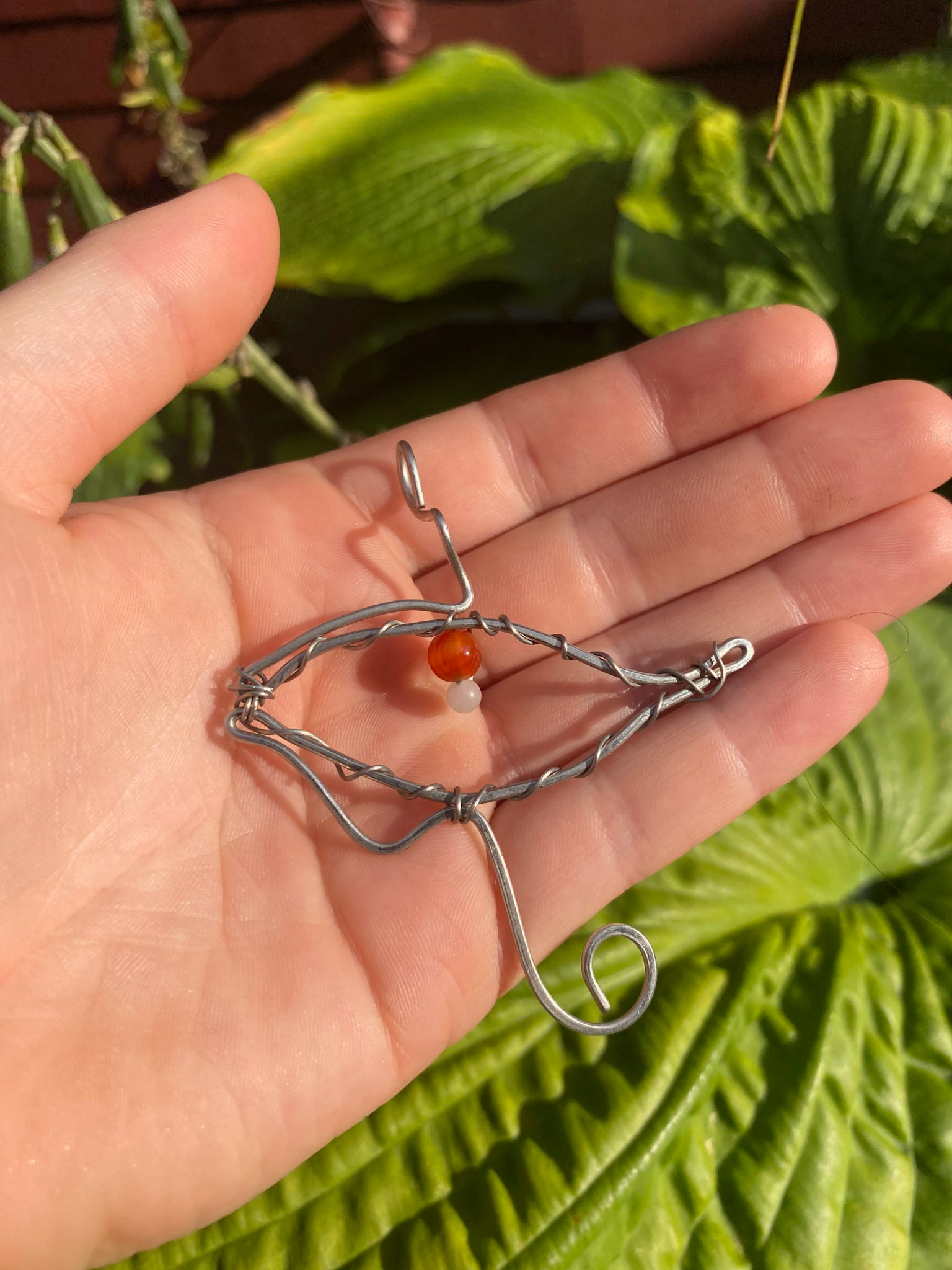 Eye of Horus Carneilan Pendant