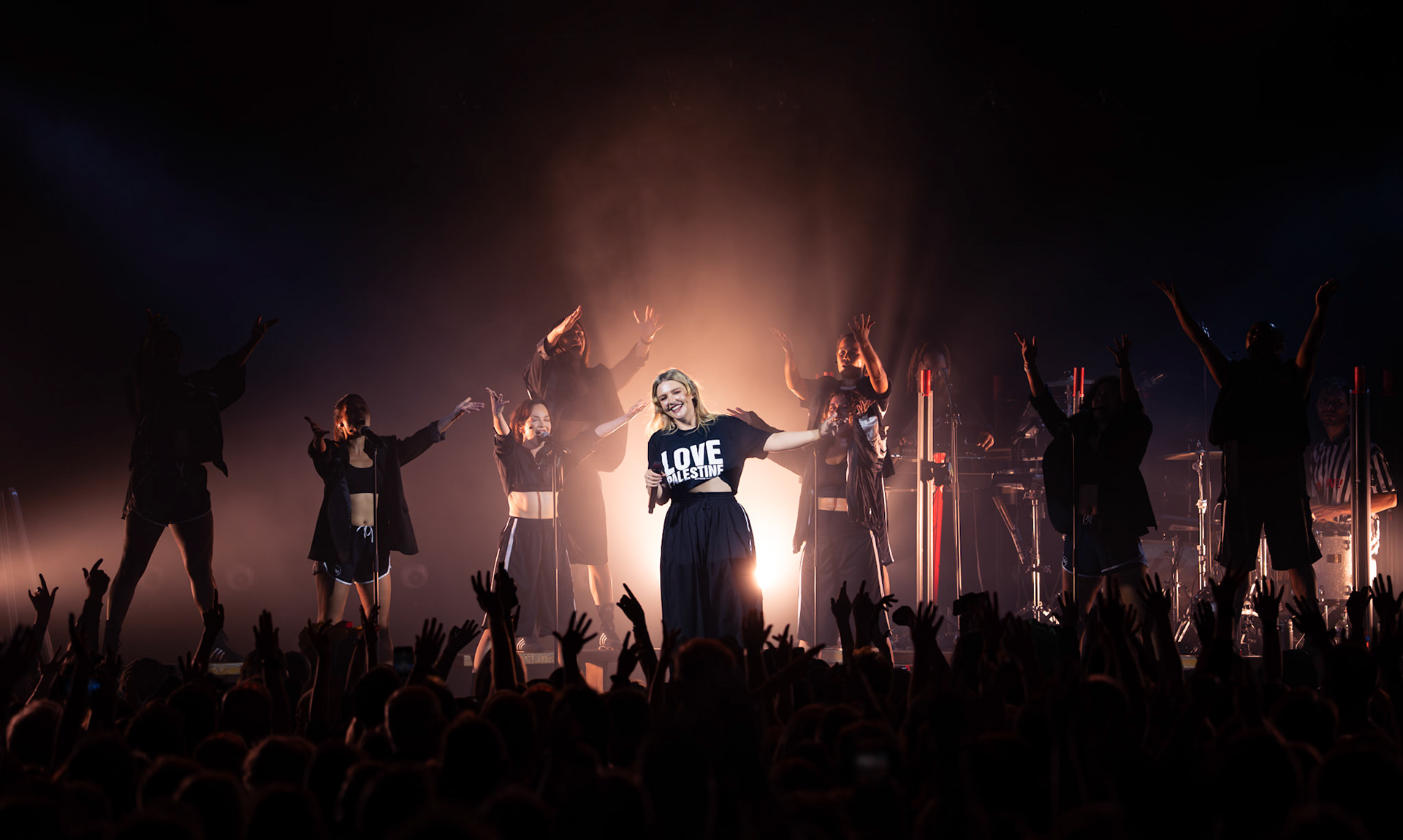 Self Esteem performing live at Glasgow’s iconic Barrowland Ballroom. Photographed by Gareth Fraser / 3rd Mile.