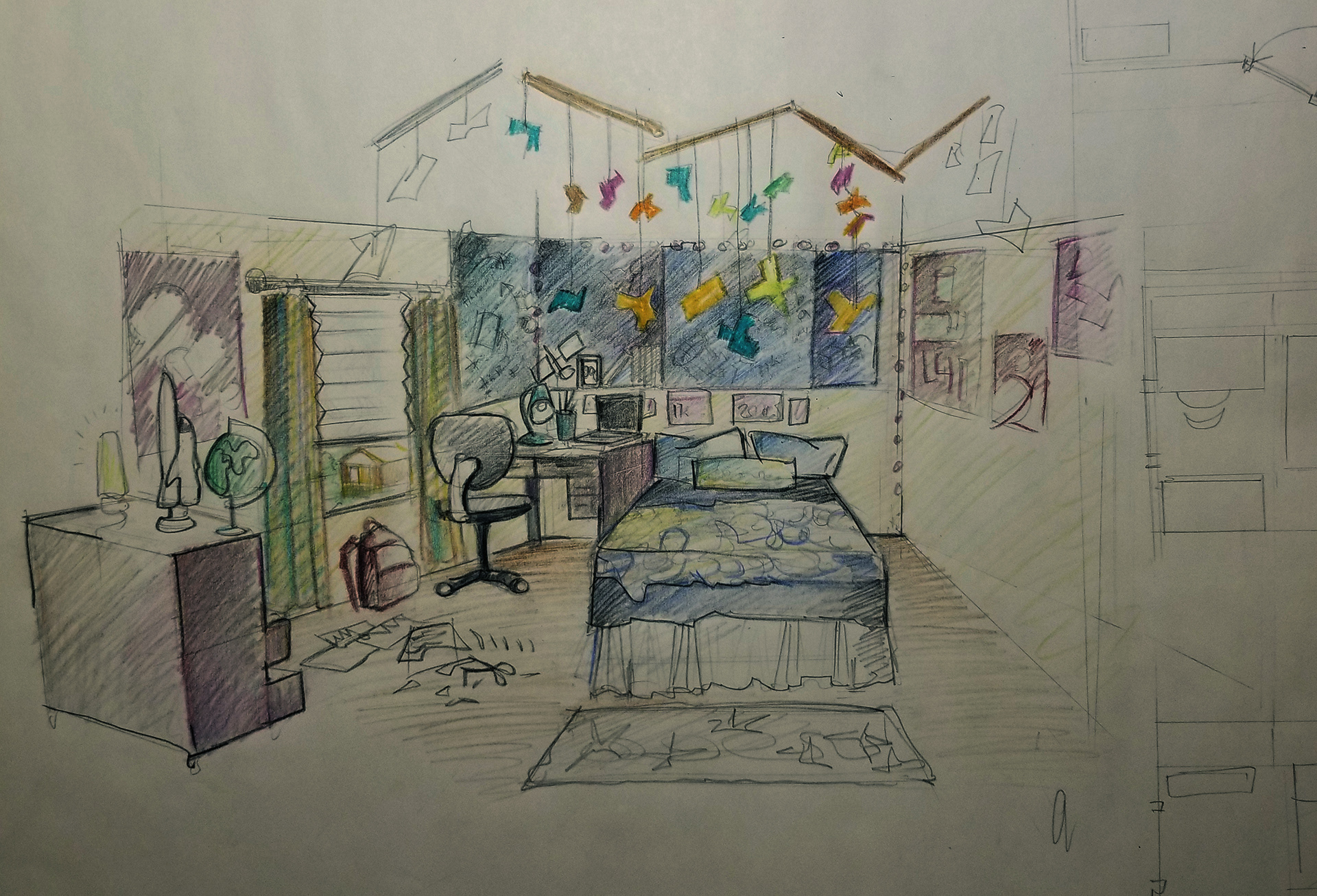 set concept for short film