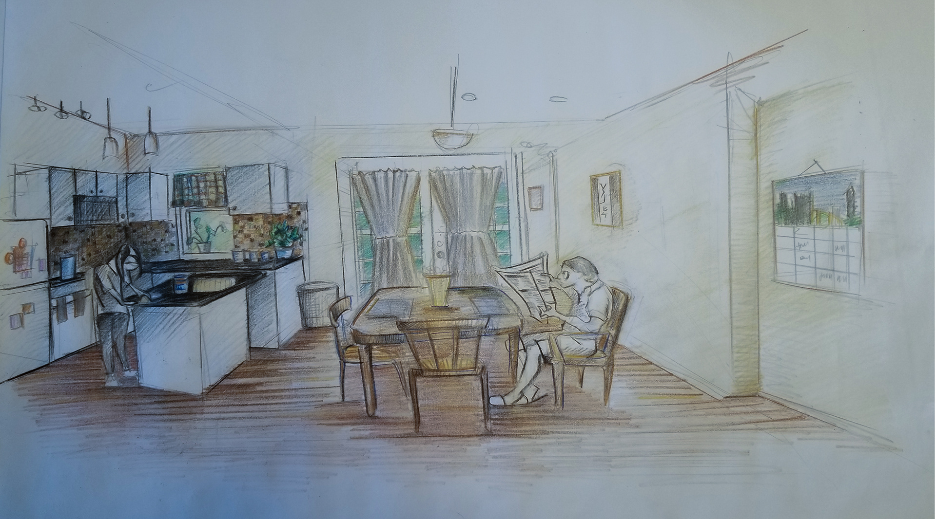 set concept for short film