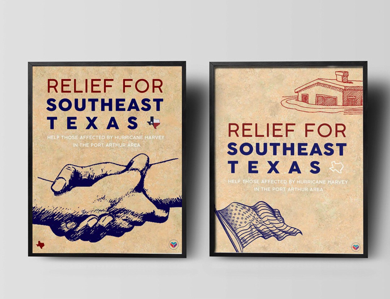 Hurricane Relief Posters - Megan Sumpton