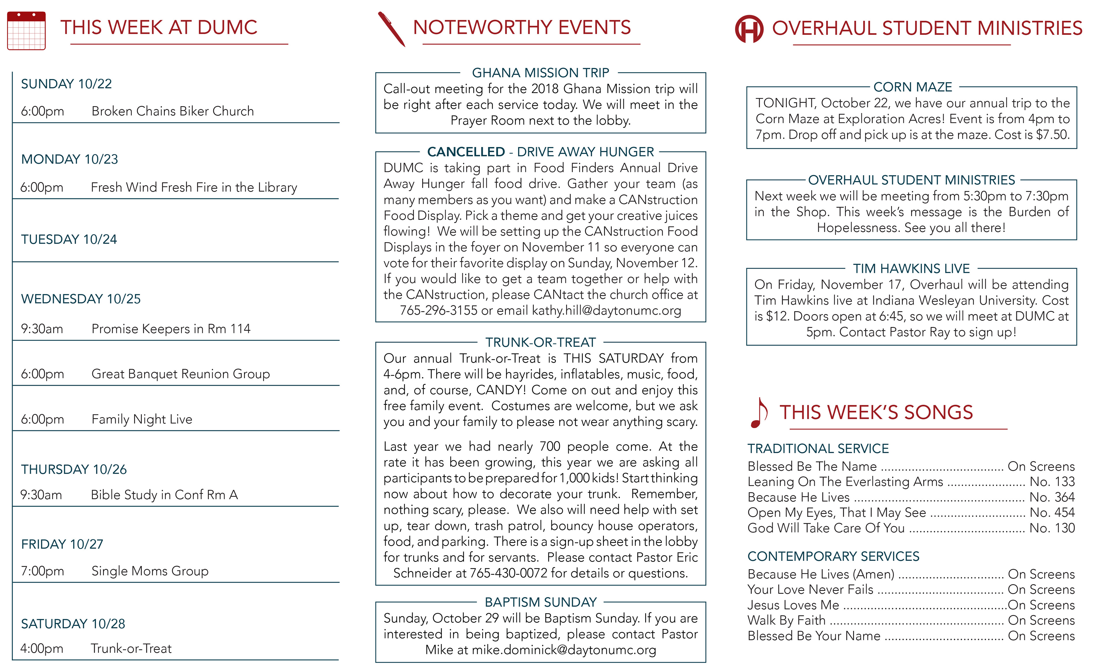 Church Bulletin Design