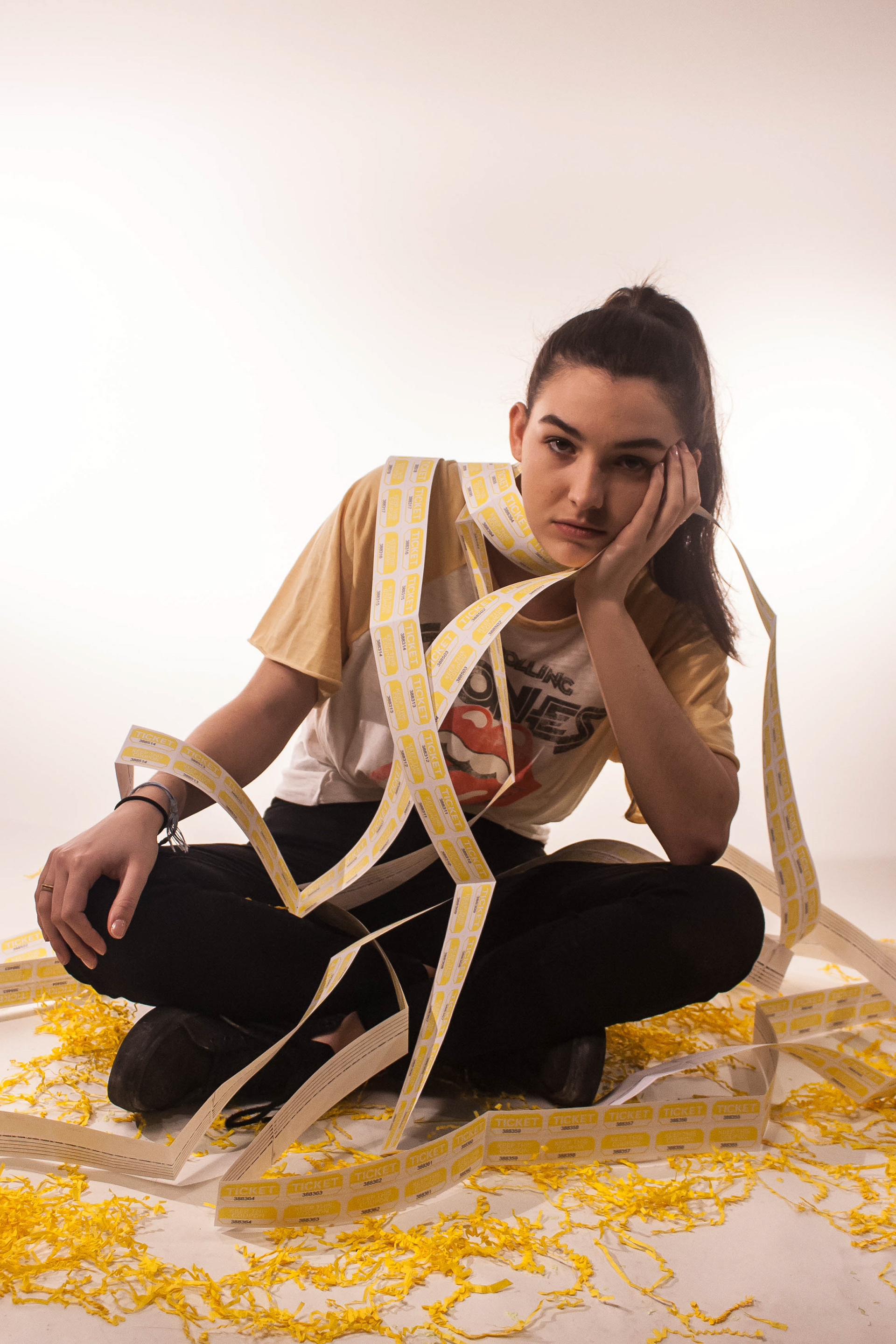 Kelsey Peyton and Confetti, Paper Carnival Tickets