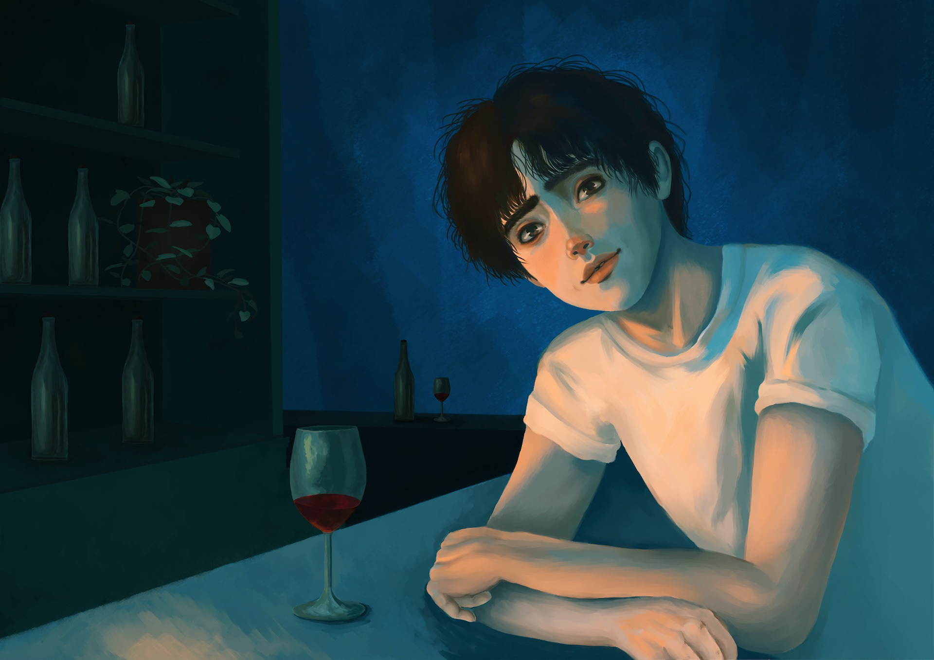 scene, color, light study