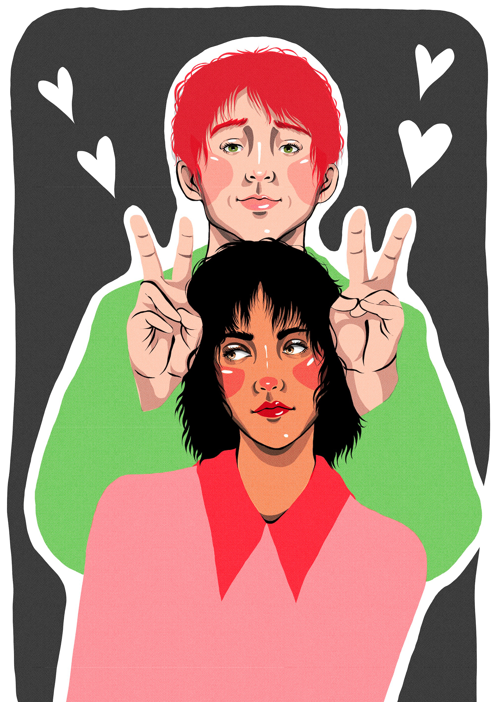 Jude and Eddy 4-color digital character design