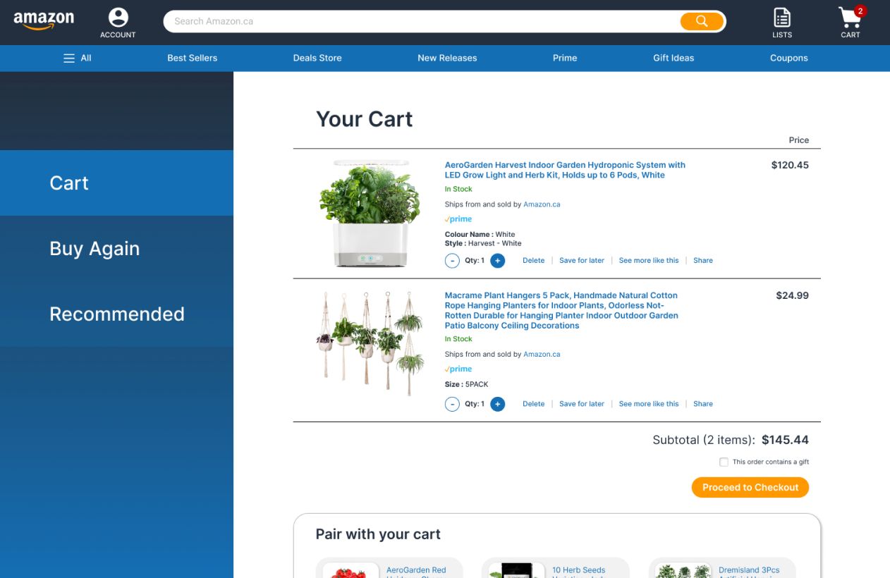 CART AFTER