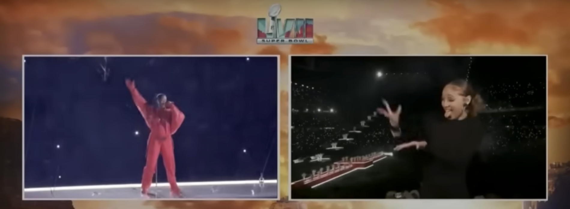 ASL Performer - Justine Miles at Super Bowl