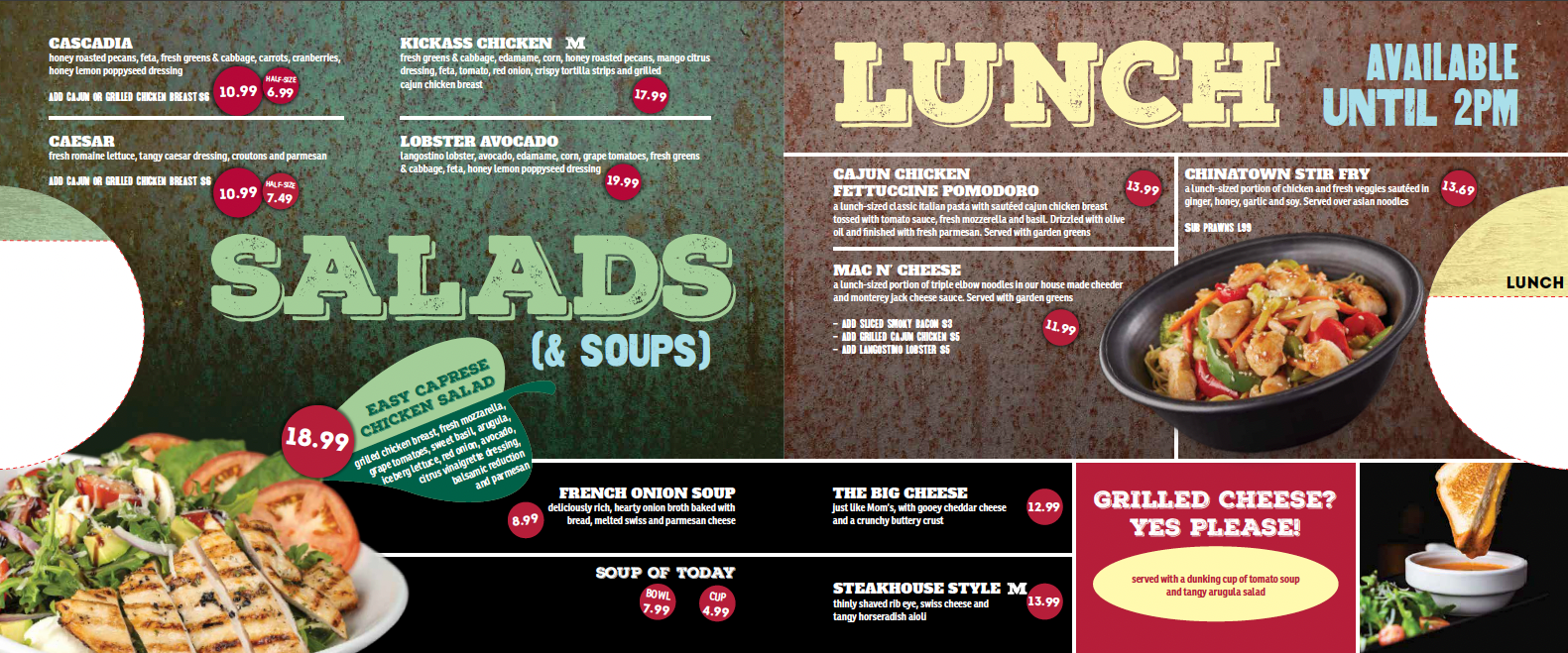 Mr deals mikes menu