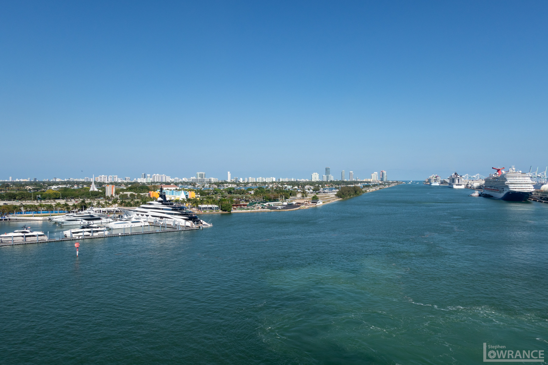 Leaving Miami on Celebrity Summit