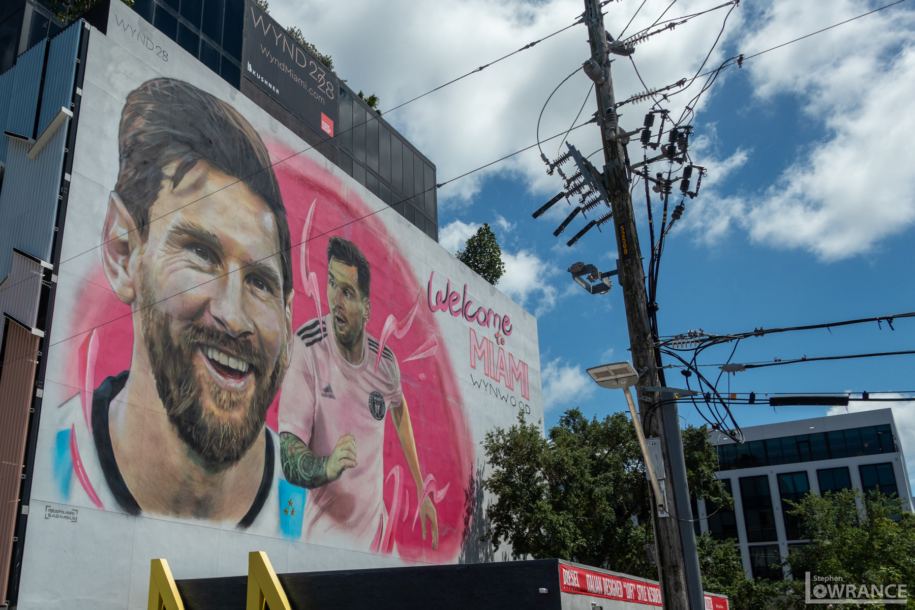 Messi Mural in Little Havana