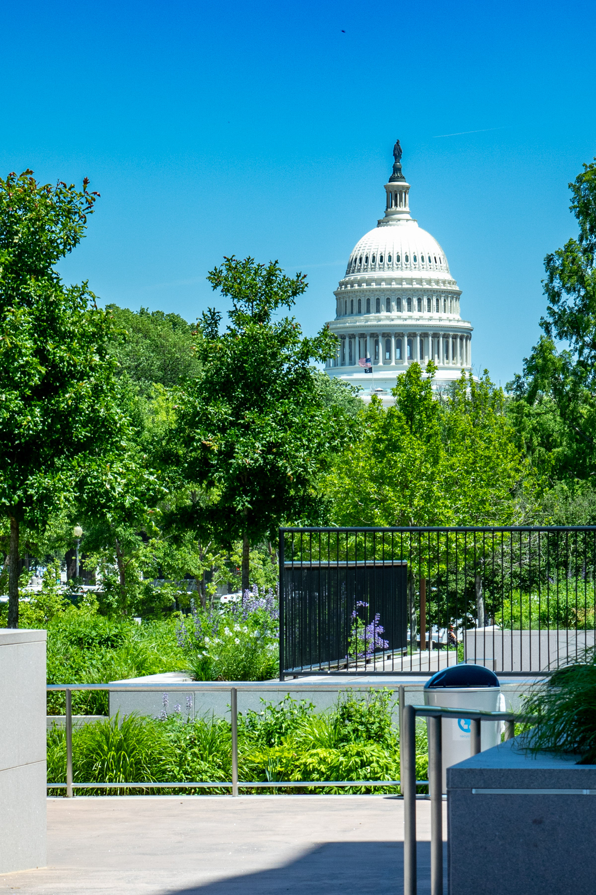 US Capitol from Smithsonian Air and Space Museum