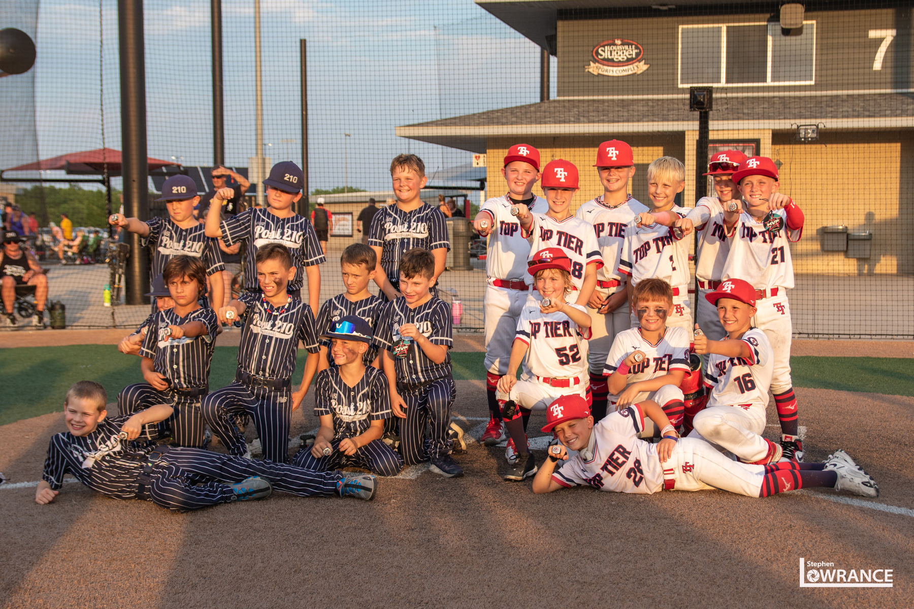 Post 210 and Top Tier players after the championship game.