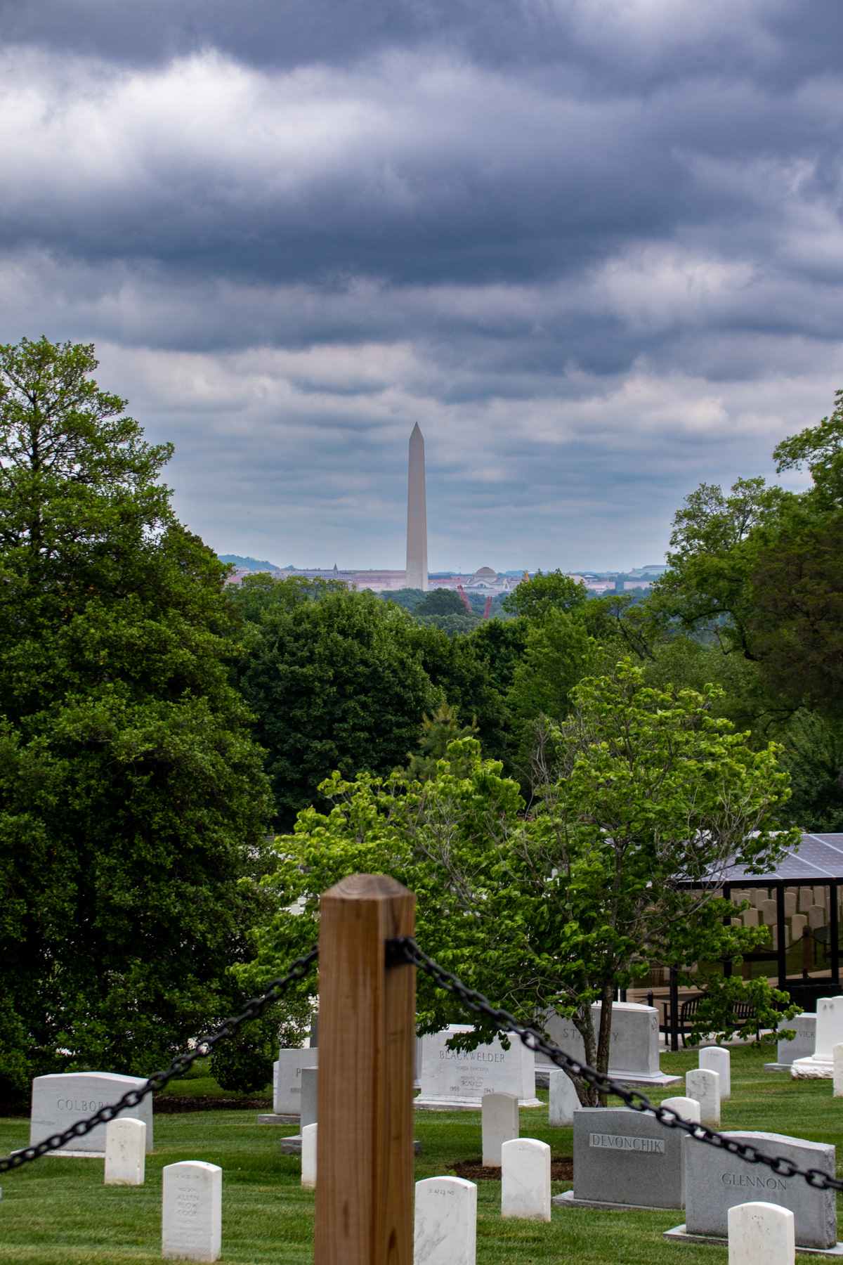 Washington Monument from Arlington National Cemetery