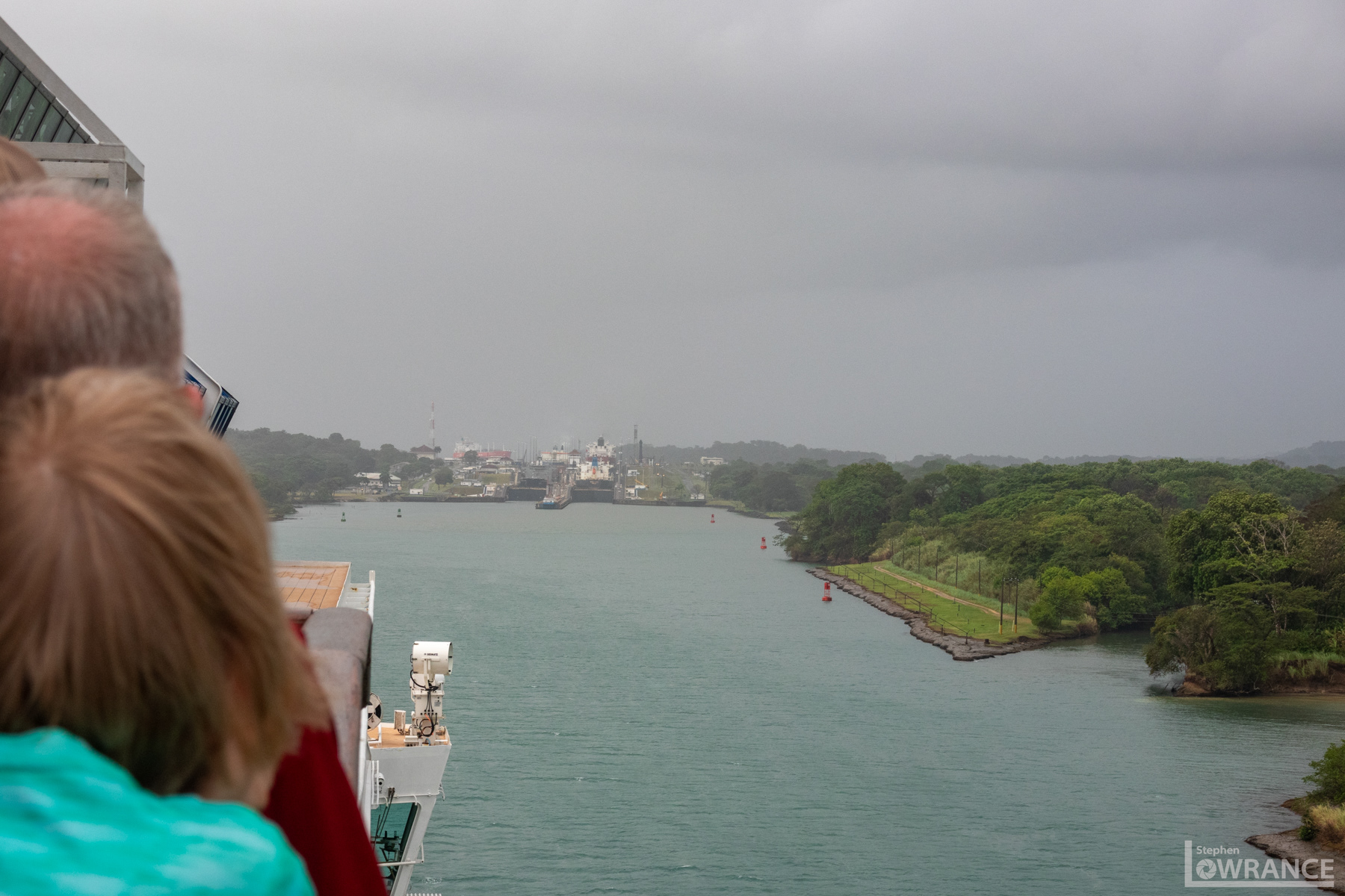 Entering Pedro Miguel Lock