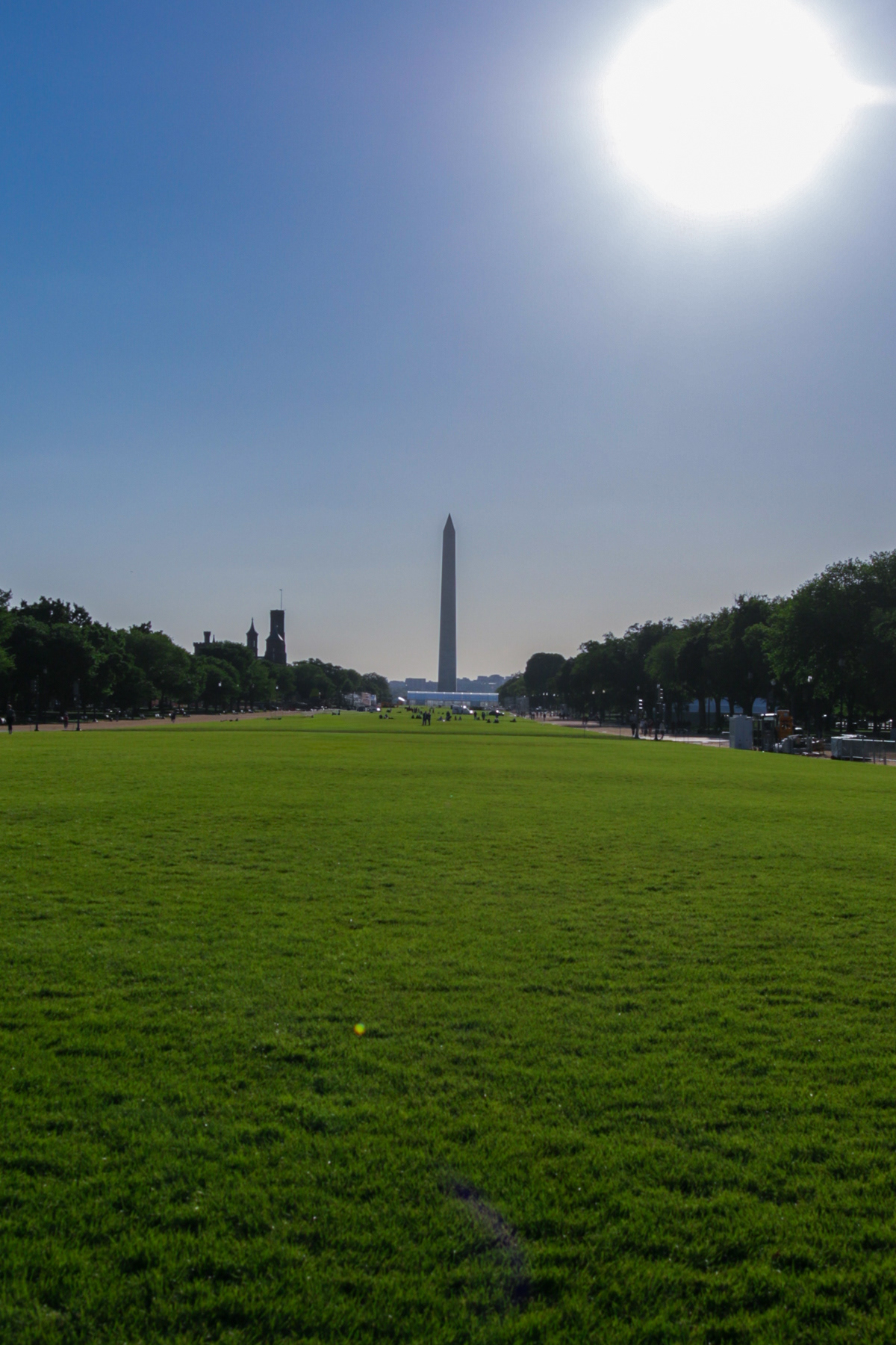 Looking west from US Capitol