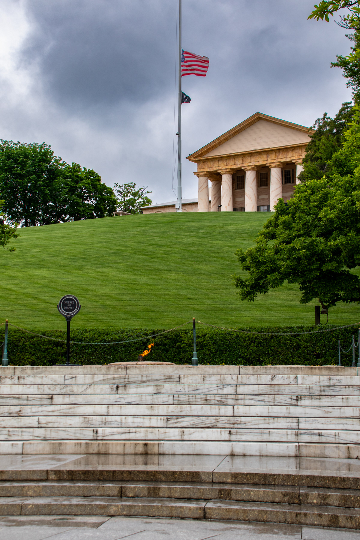 Arlington House from Kennedy Family Plot