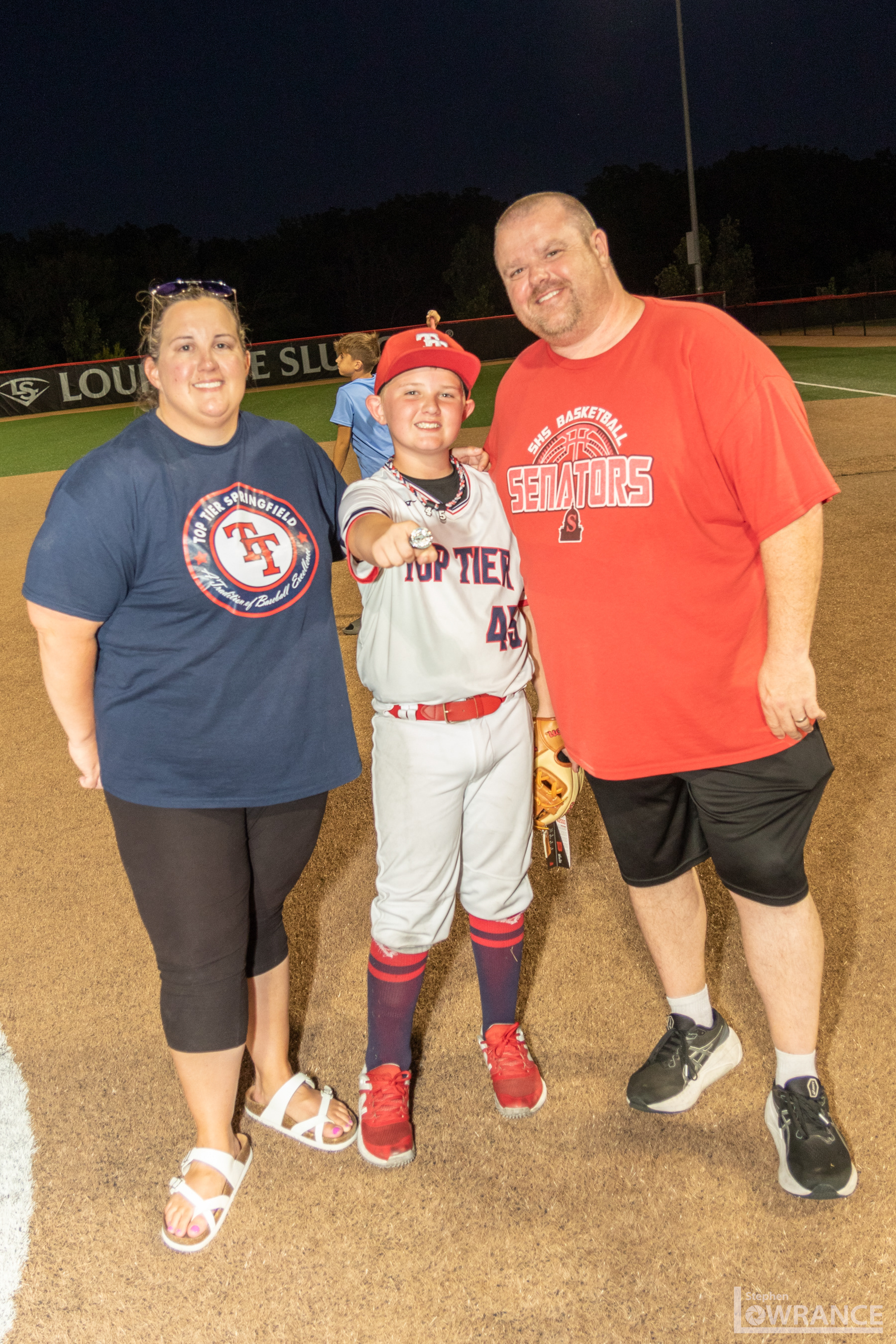 Another Gibson, Mom, and Dad.