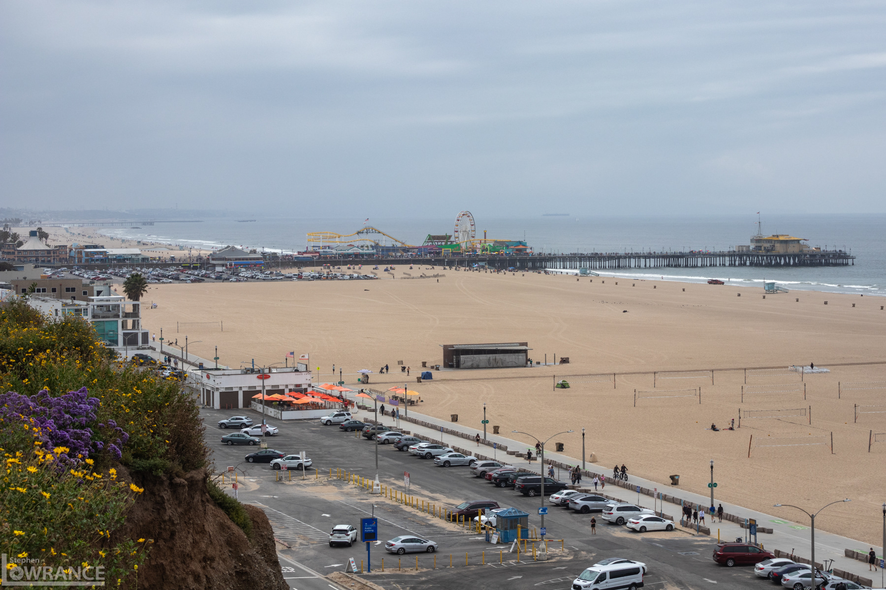 Santa Monica Pier from Ocean Av