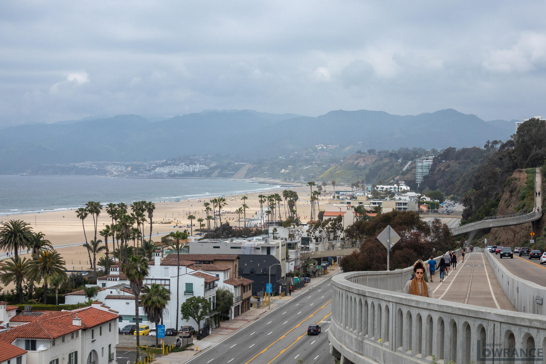 Santa Monica Looking North on Ocean Av