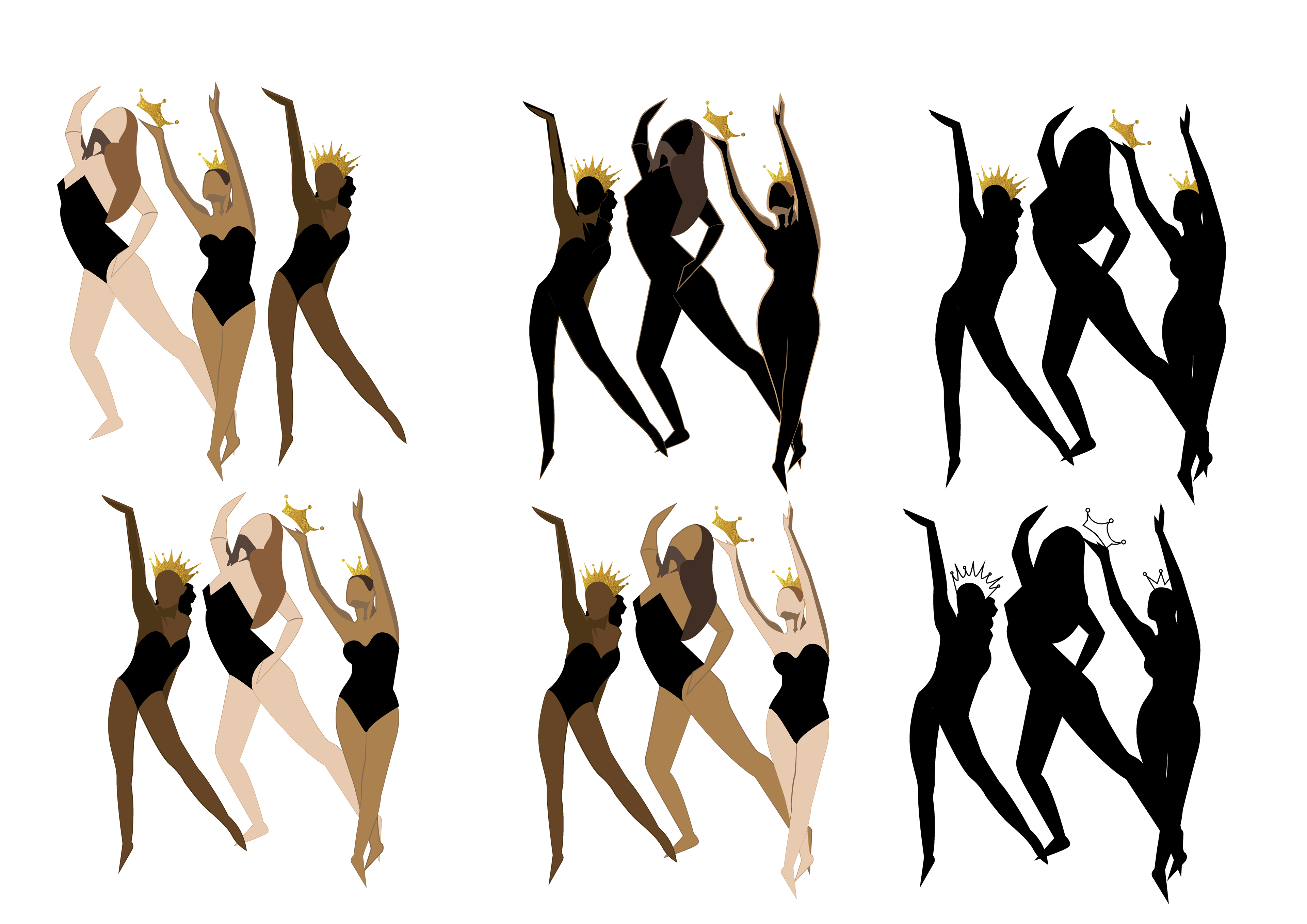 Coloured Illusration variation