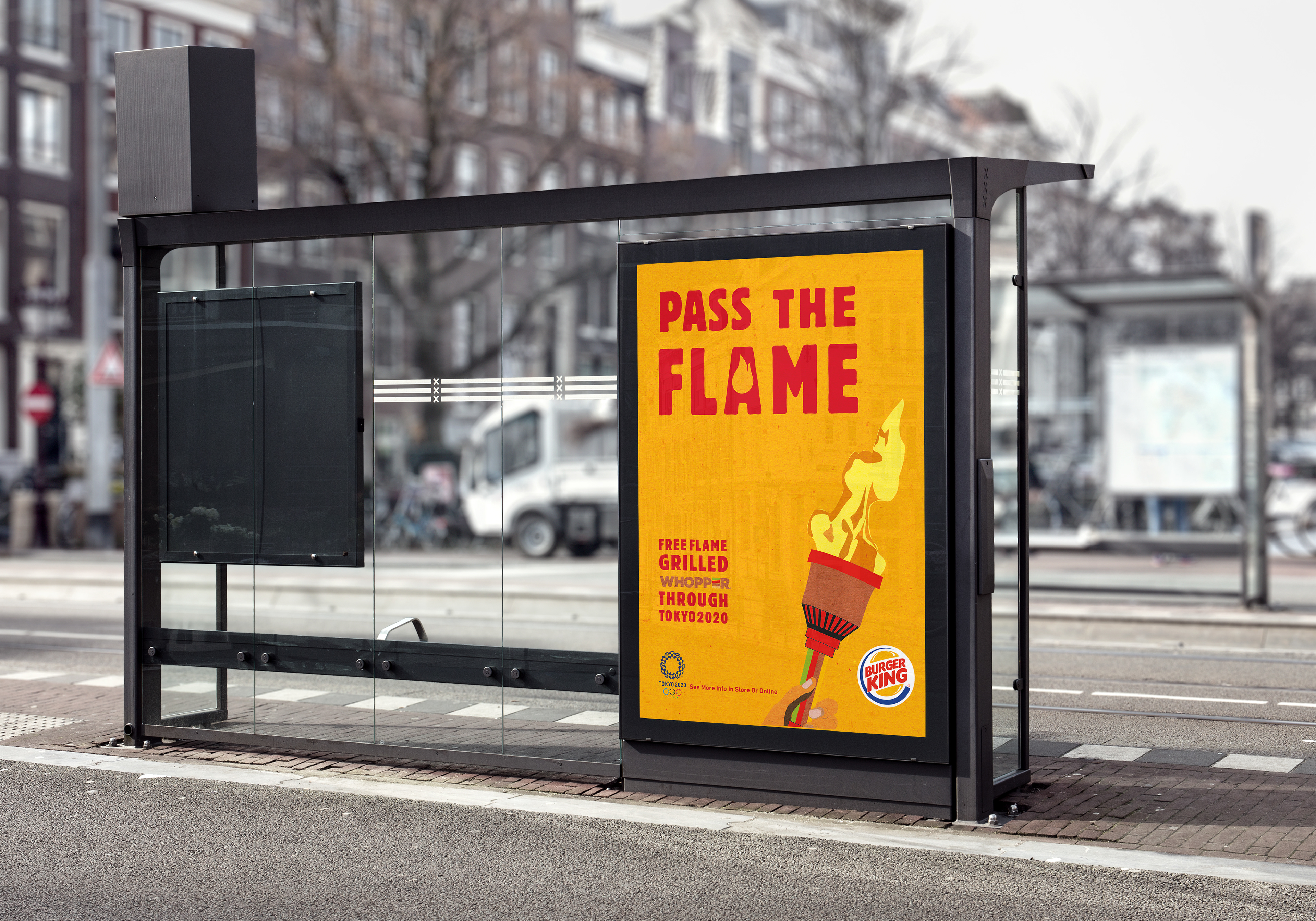 Pass the flame poster