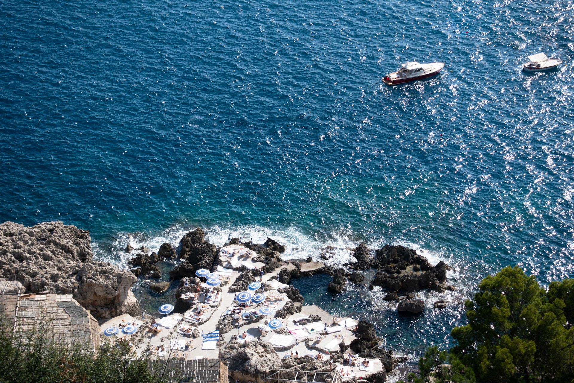 la fontelina from above