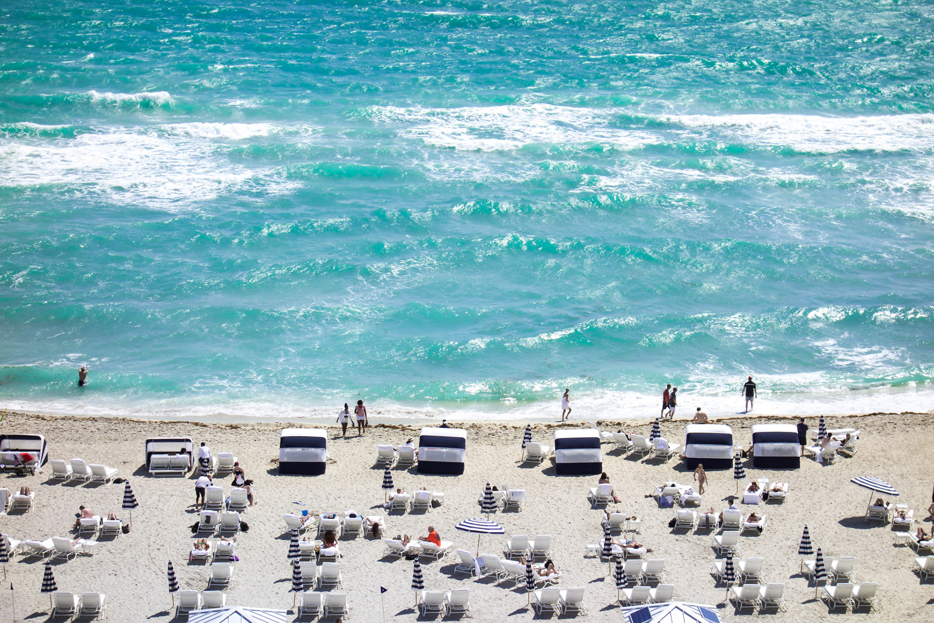Miami beach cabanas