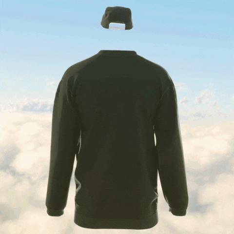 Oversized Crewneck and 6 panel hat
