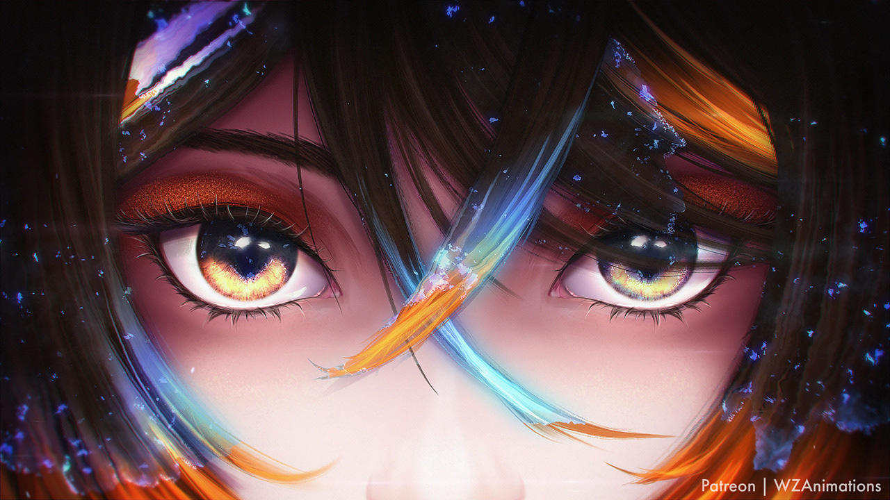 Orange -> Blue