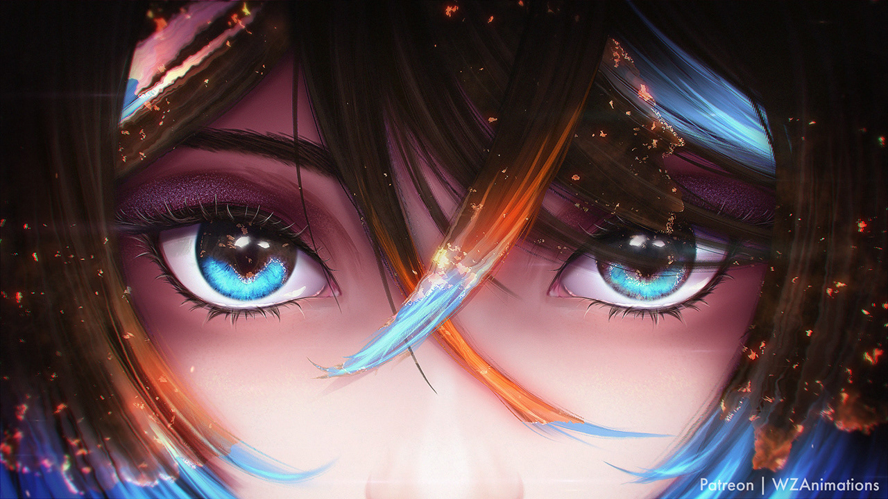 Blue -> Orange