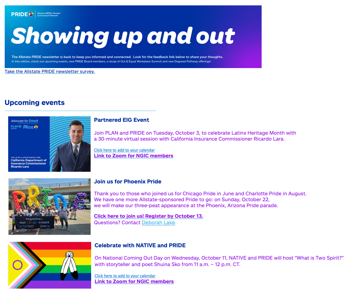 Newsletter artwork