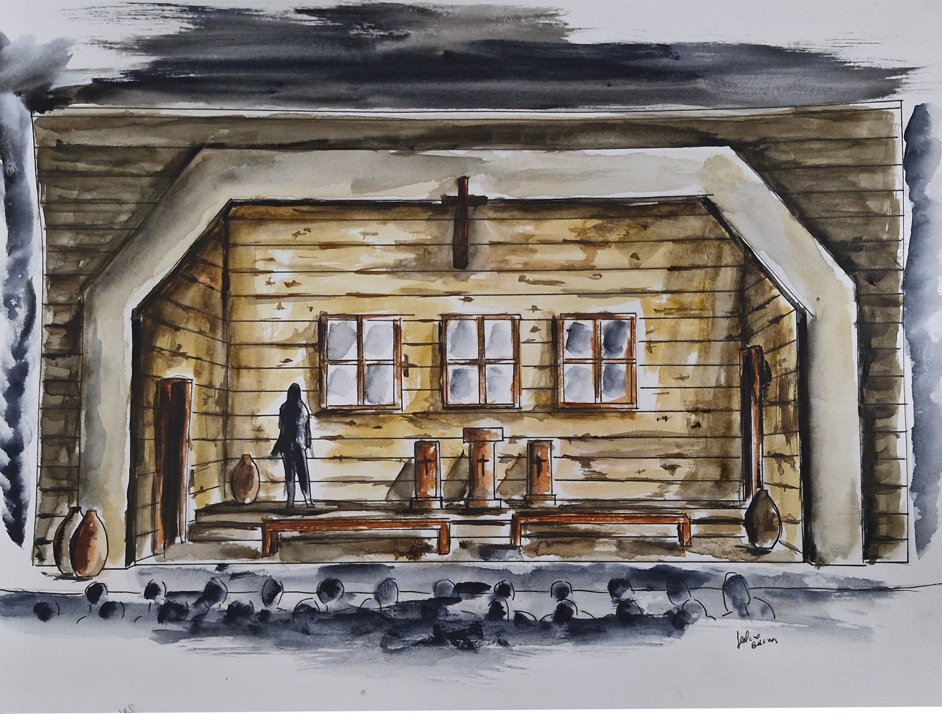 Hand-painted color rendering