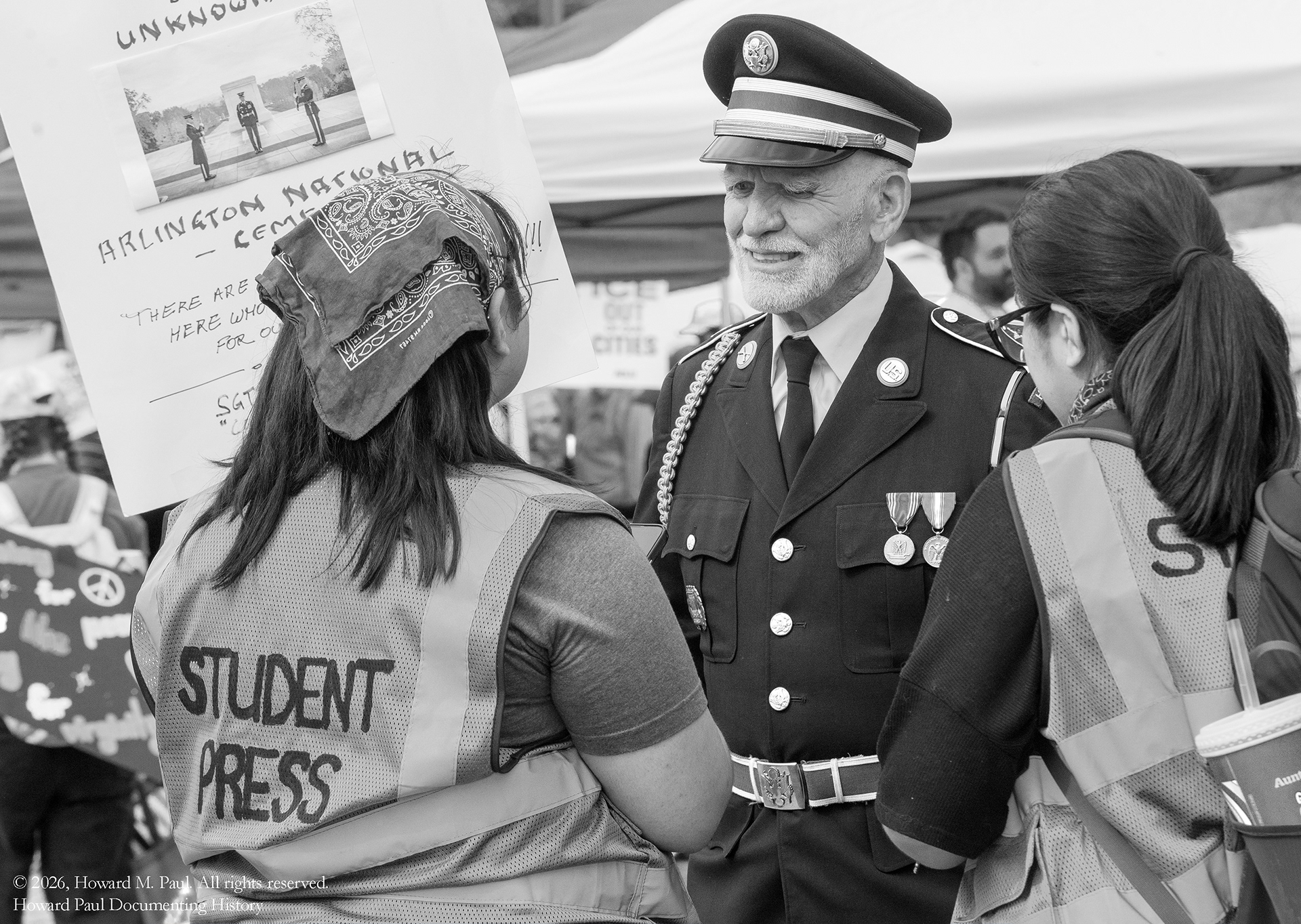 No Kings 3 Rally and March, Denver. Good on ya', student journos.
