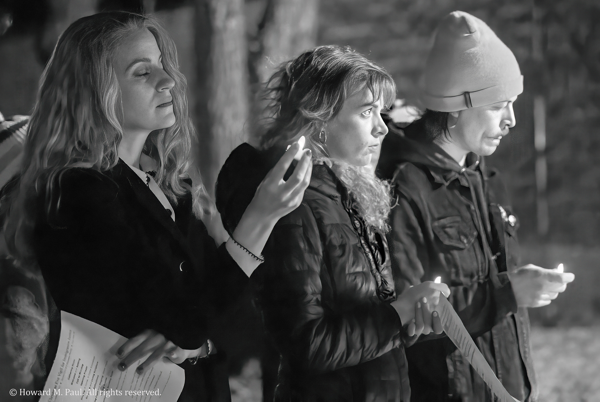 Christmas Eve vigil, ICE detention Center, Aurora, Colo.