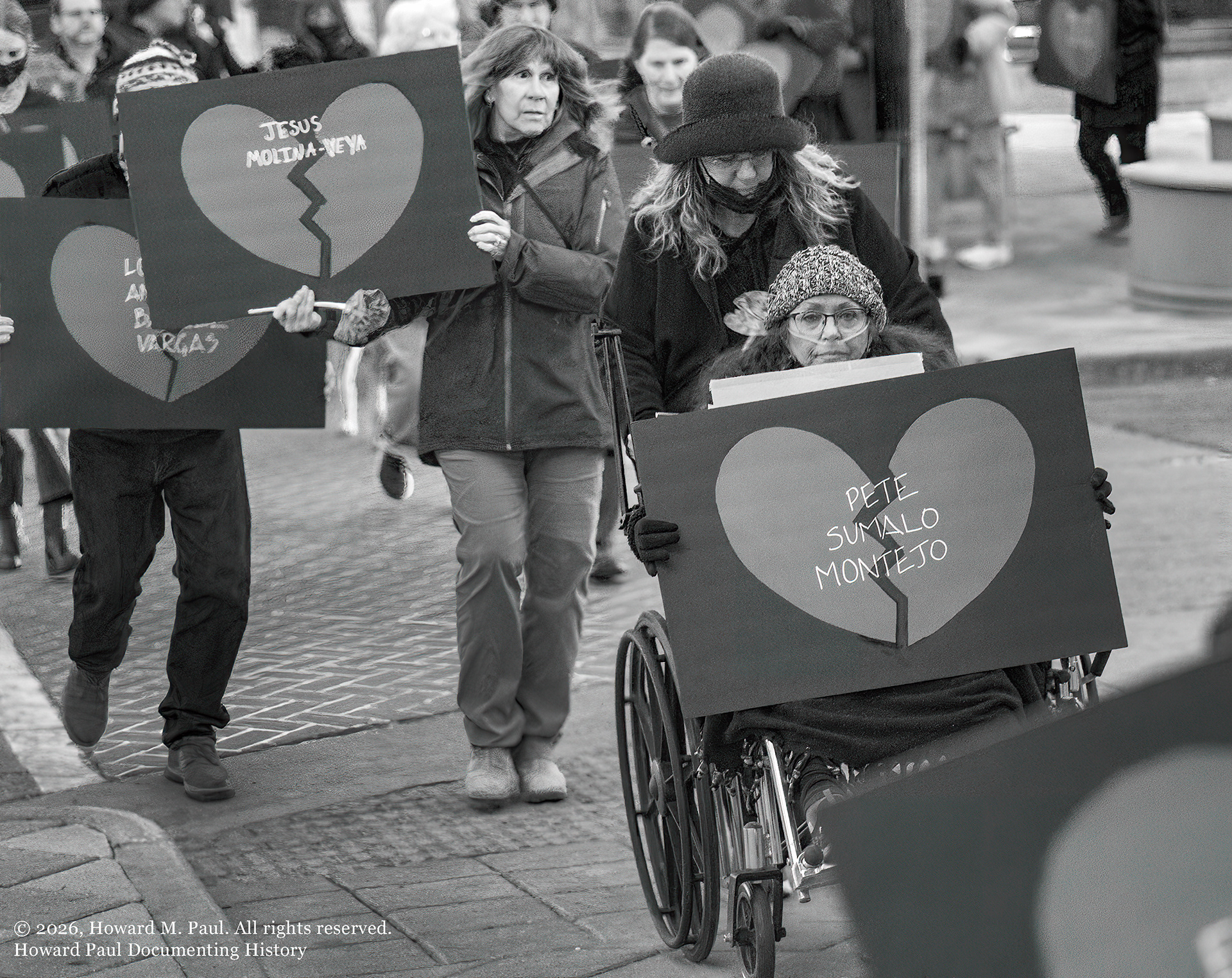 Vigil for those killed by ICE, Arvada, Colo.