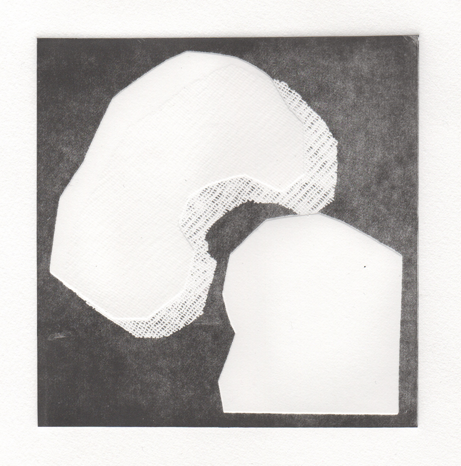 Caring - Monotype 14 x 15 cm