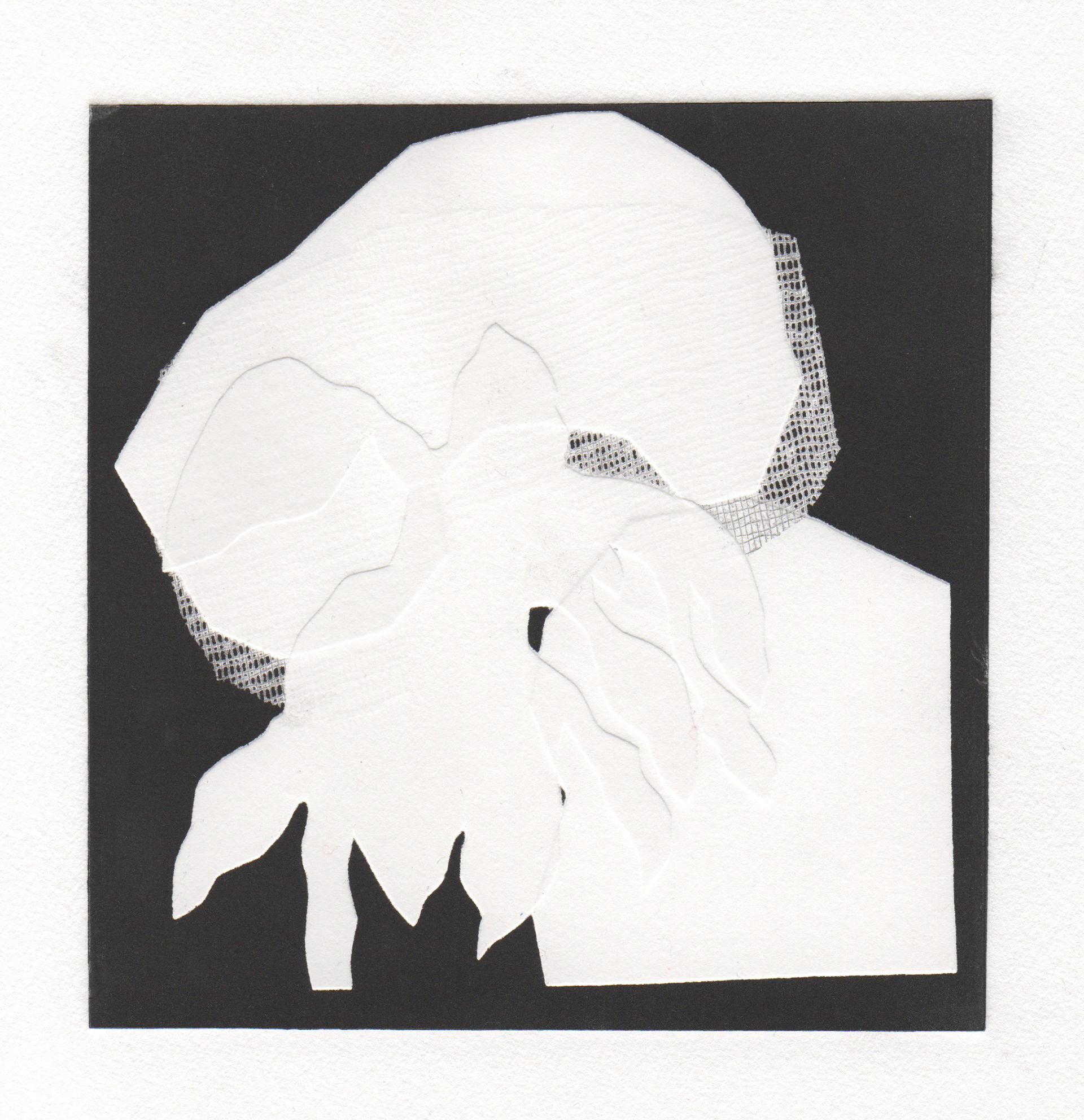 Caring - Monotype 14 x 15 cm