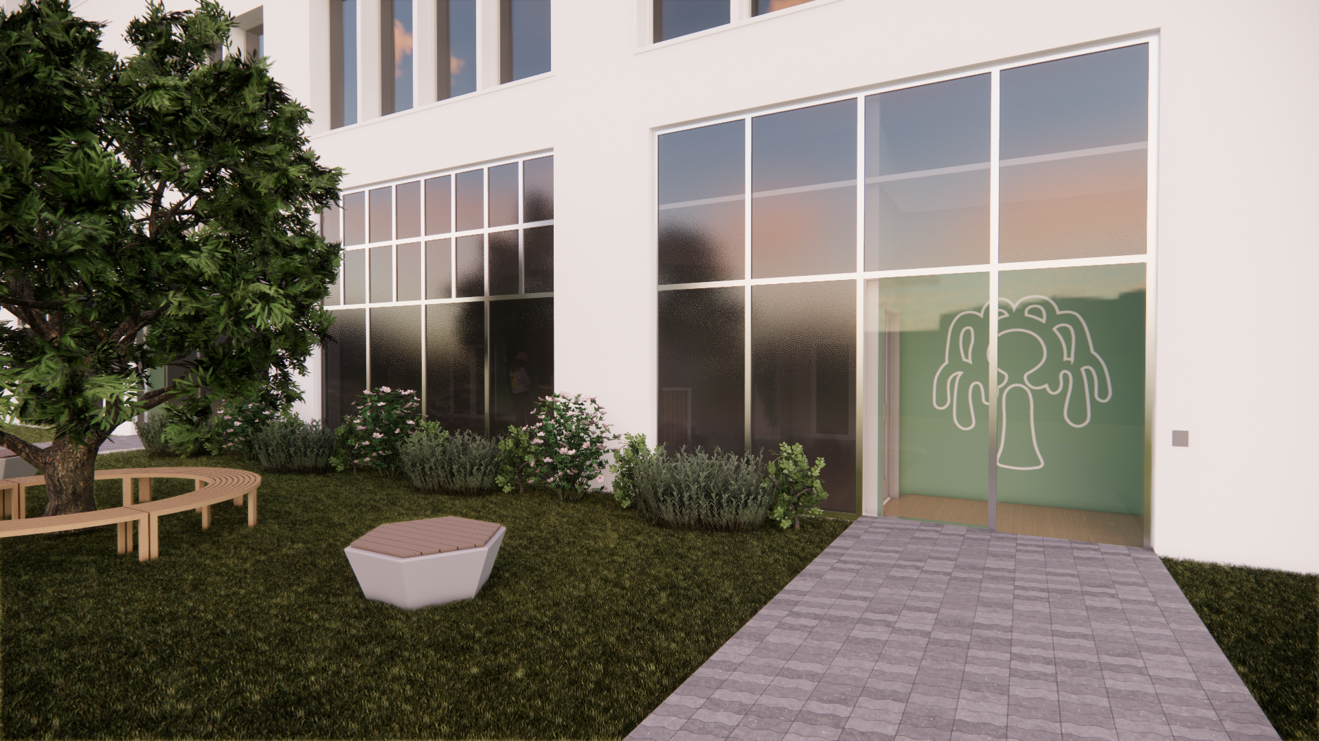 Exterior Entrance Vestibule