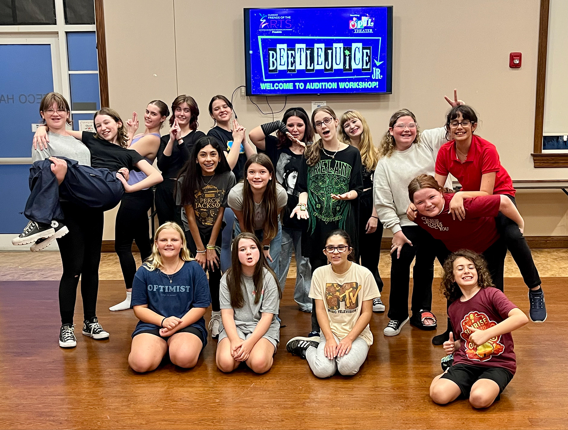 Beetlejuice Jr 1st Rehearsal