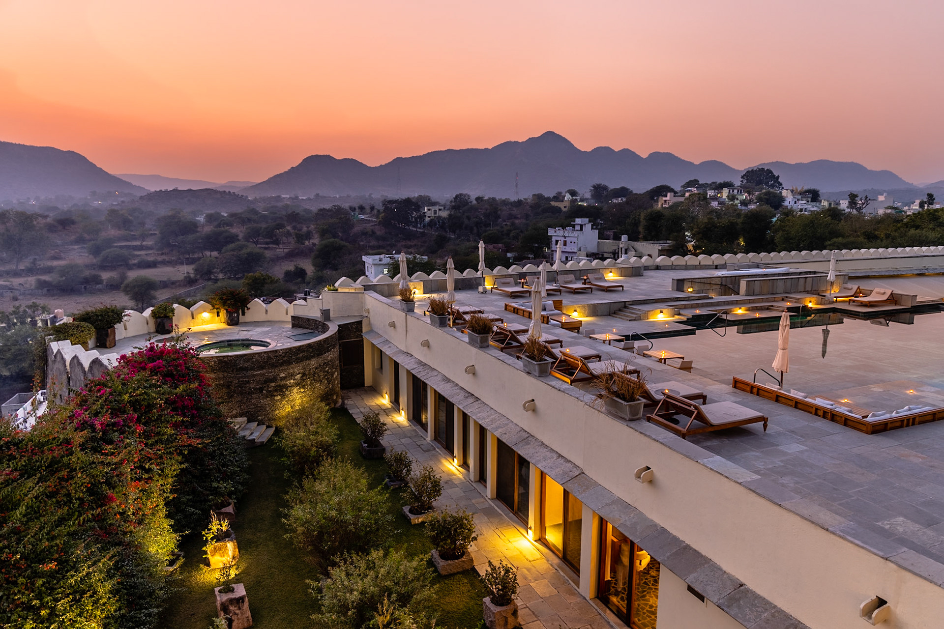 Raas Devigarh Hotel. Udaipur, India