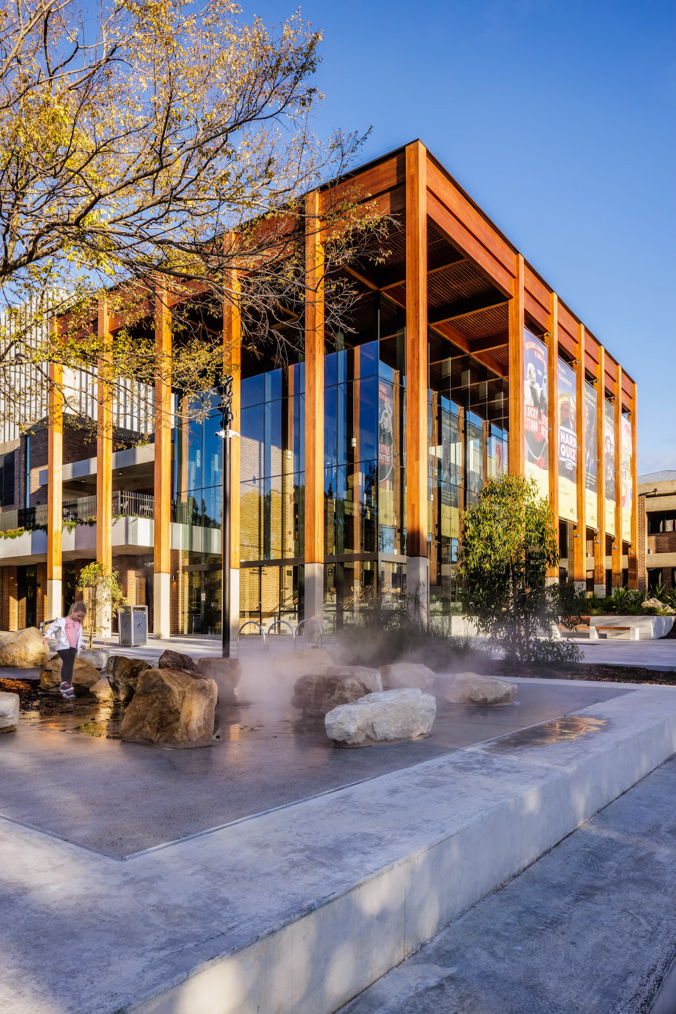 The Pavilion- Sutherland Council. Designed by Chrofi & NBRS Architecture