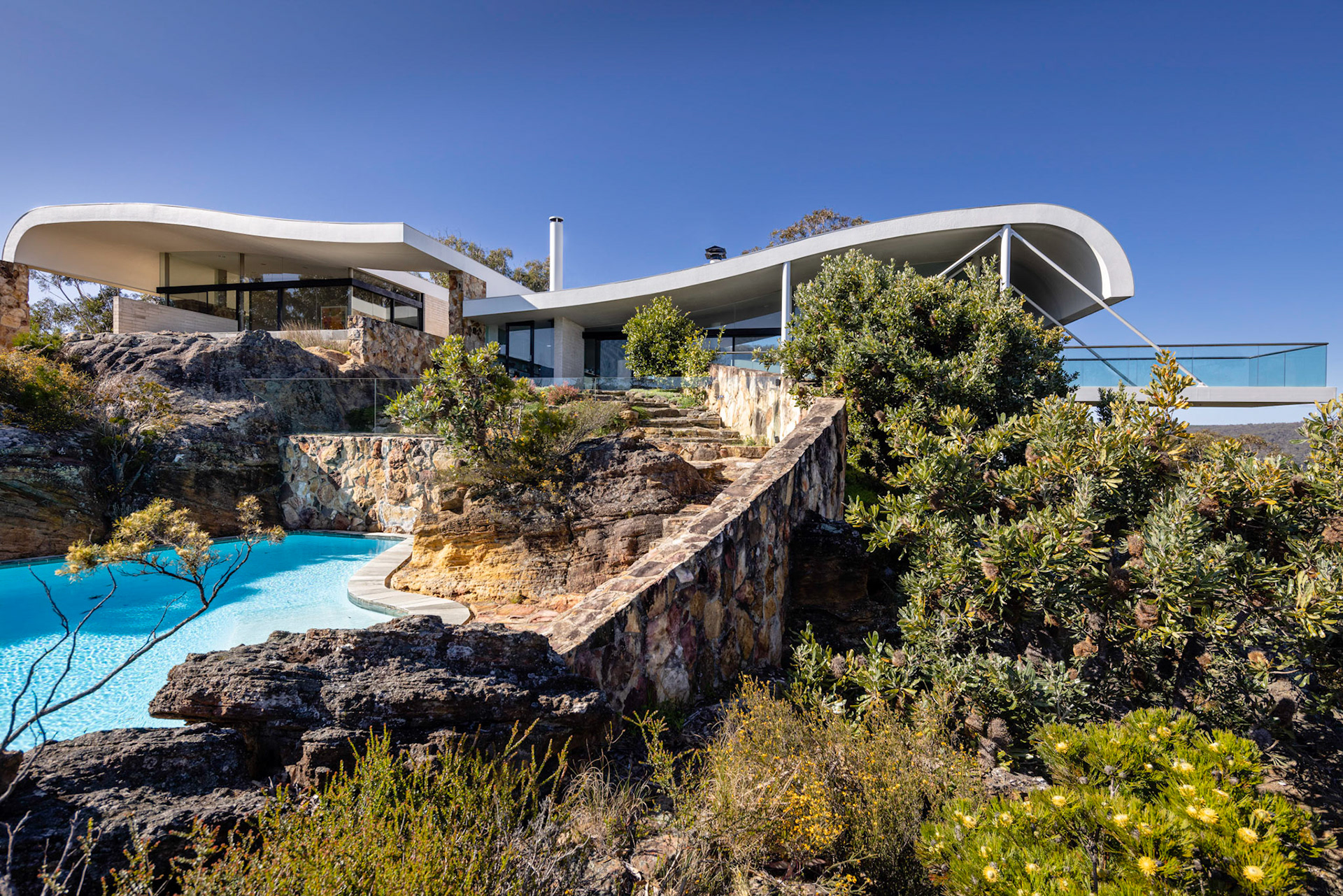 Seidler house (a.k.a Berman house), Joadja - designed by Harry Seidler