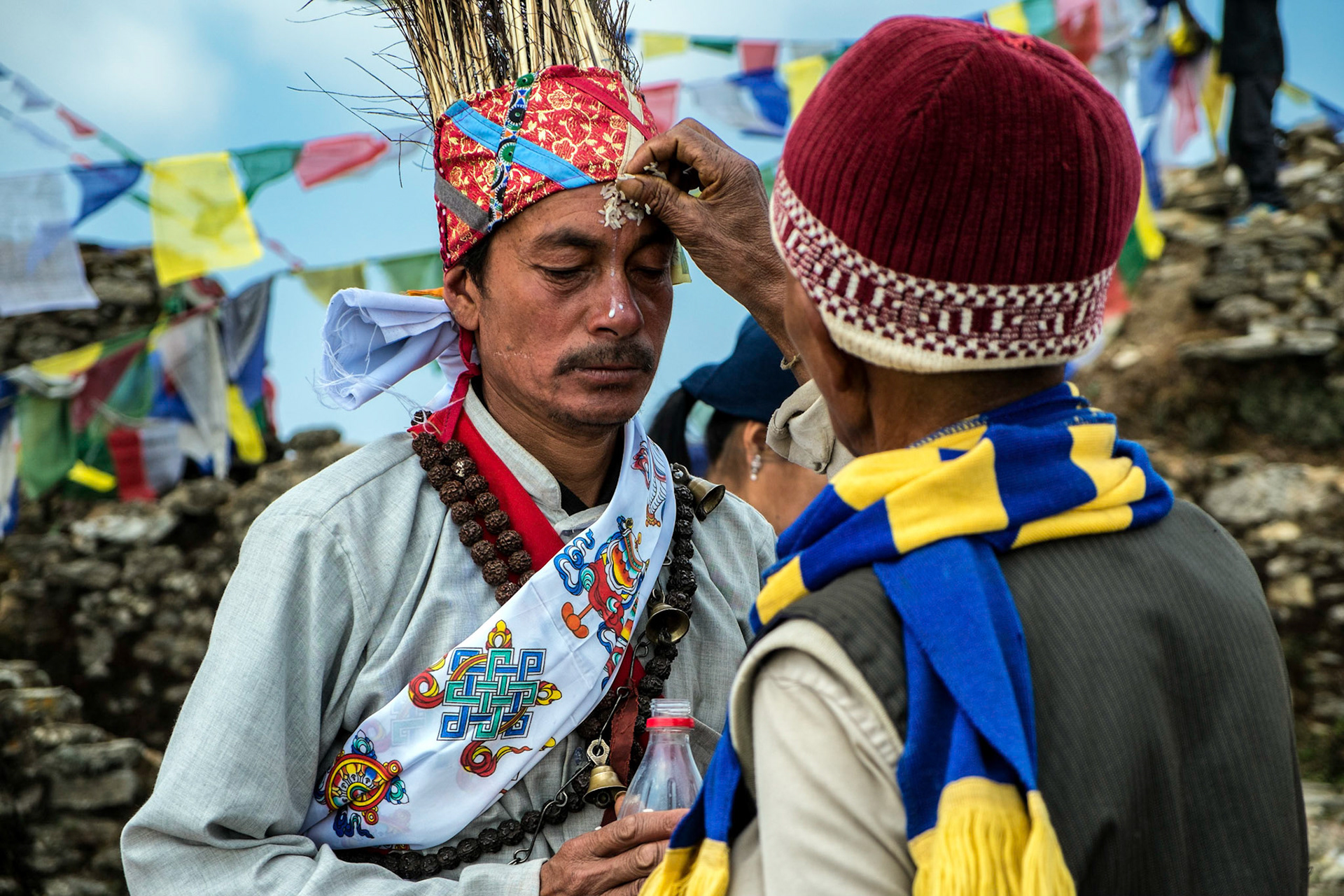 Hindu shaman. Sailung, Ramechapp District, Nepal
