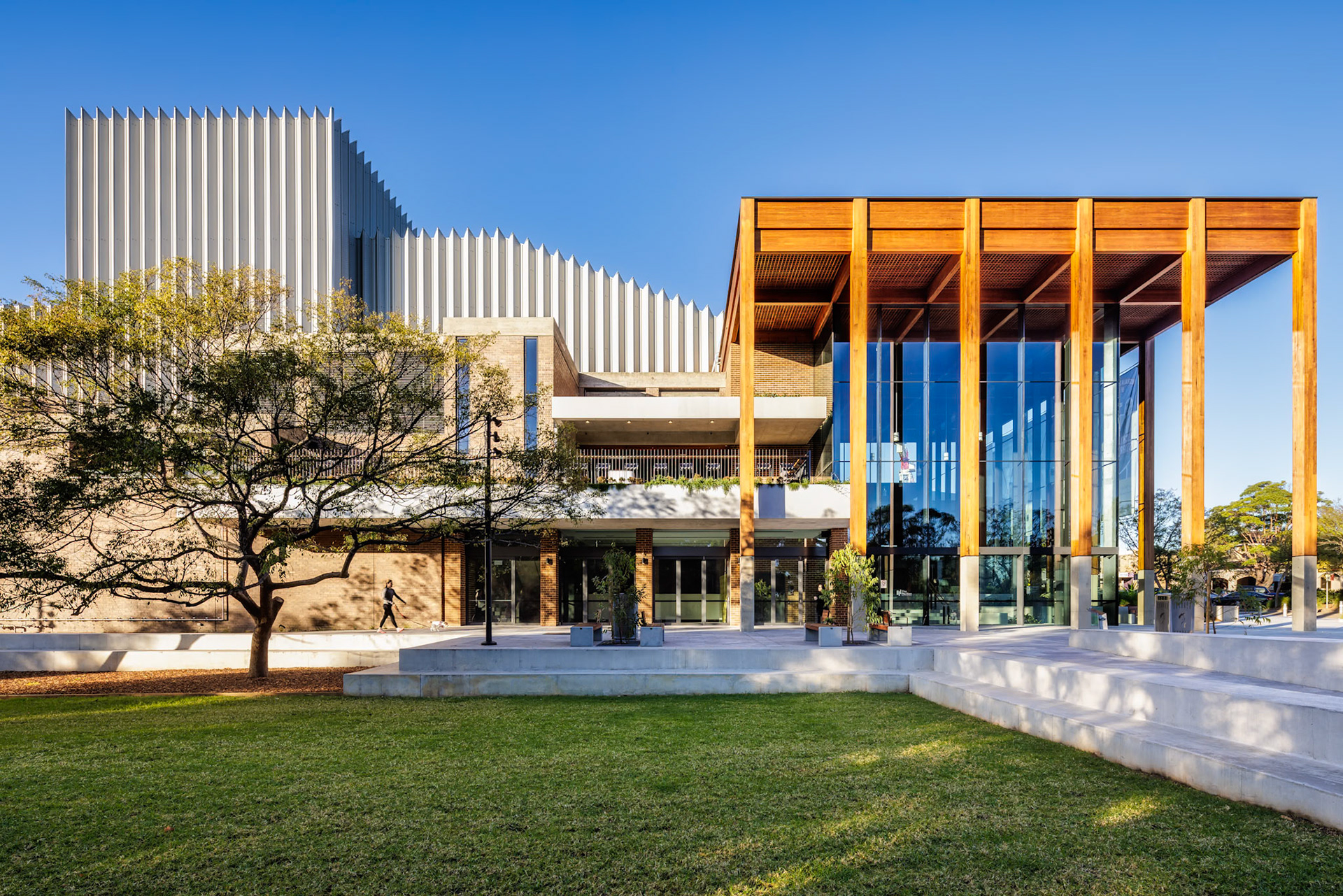 The Pavilion- Sutherland Council. Designed by Chrofi & NBRS Architecture