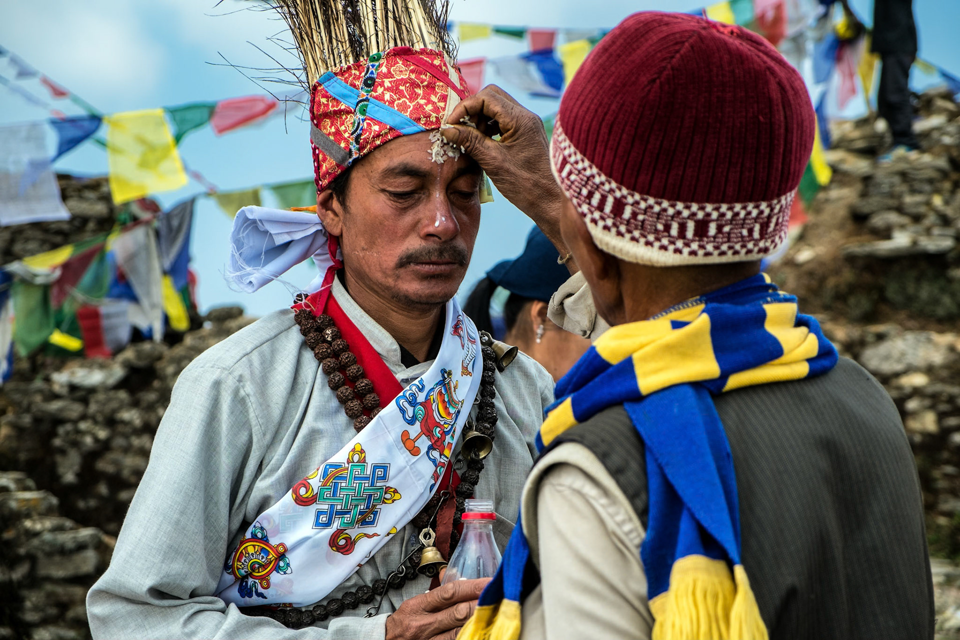 Hindu shaman. Sailung, Ramechapp District, Nepal