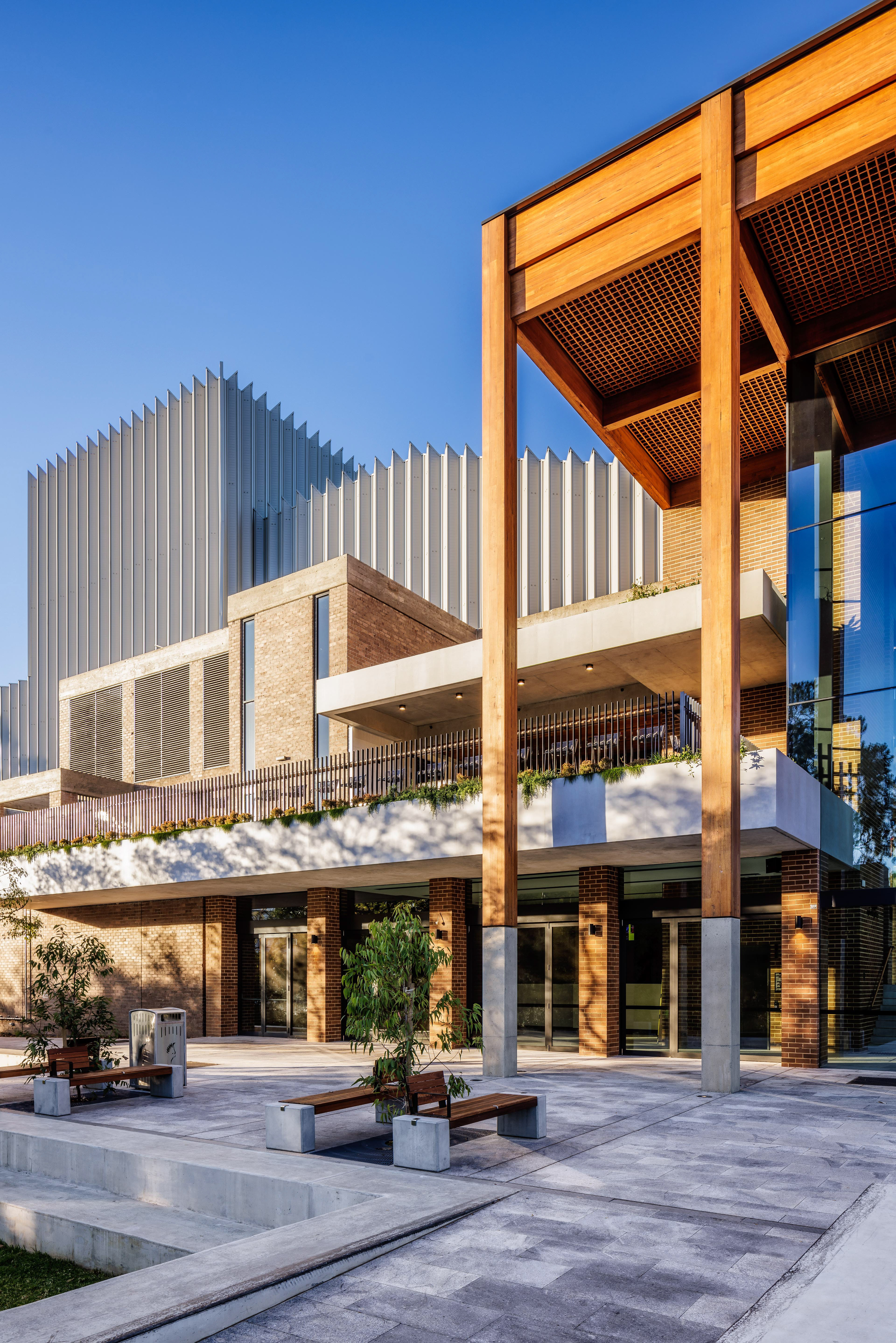 The Pavilion- Sutherland Council. Designed by Chrofi & NBRS Architecture