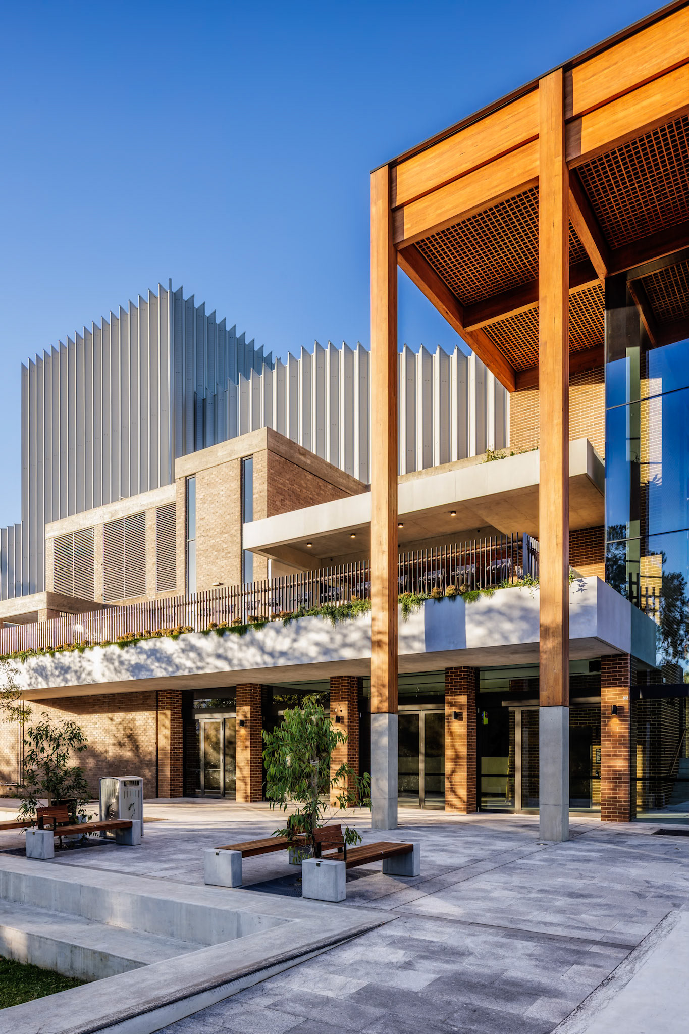 The Pavilion- Sutherland Council. Designed by Chrofi & NBRS Architecture