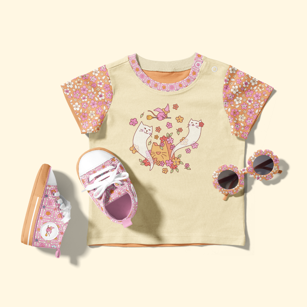 Rest in Petals Collection - Pumpkin Candy Colorway